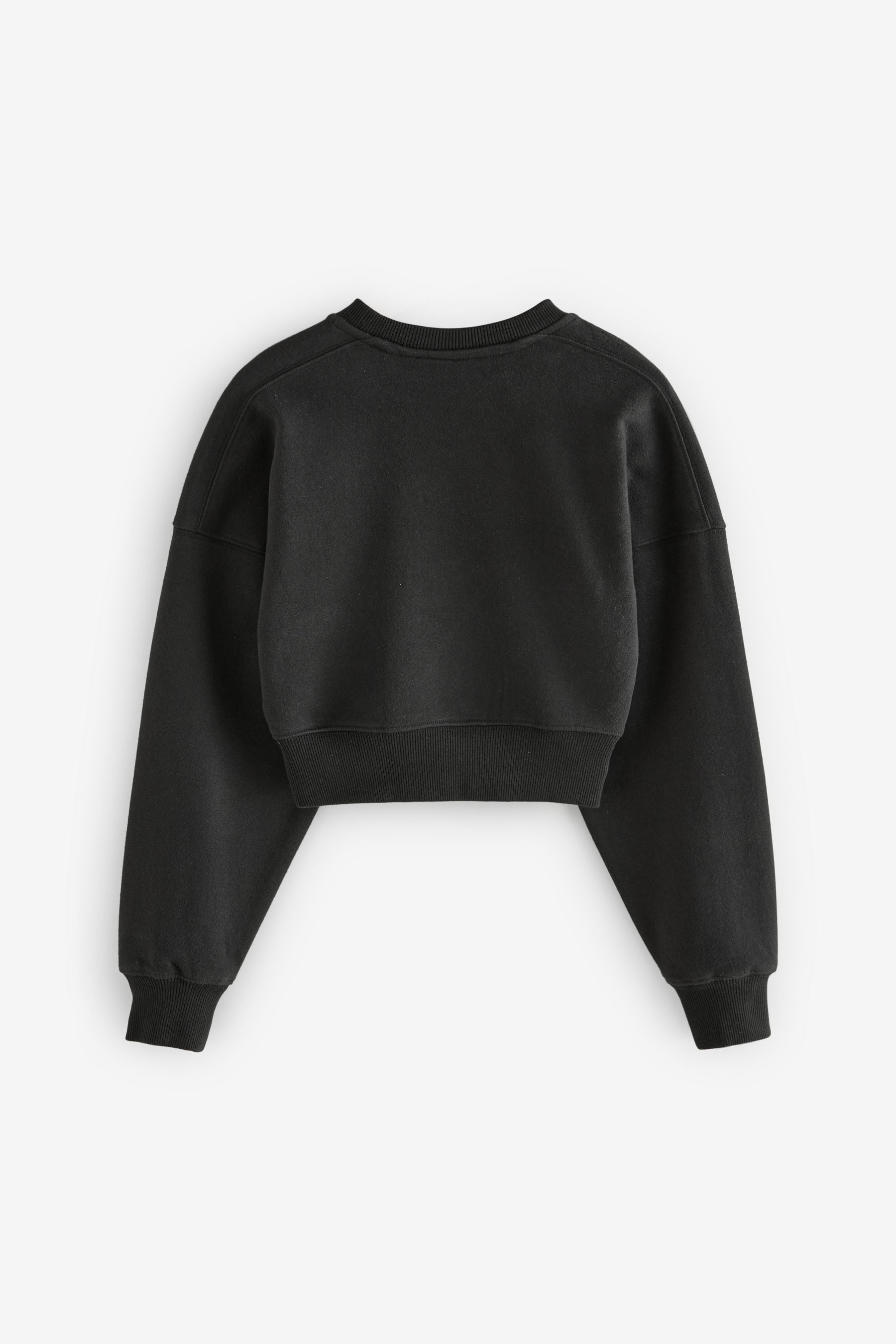 Black Velour Bow Sweatshirt (3-16yrs)