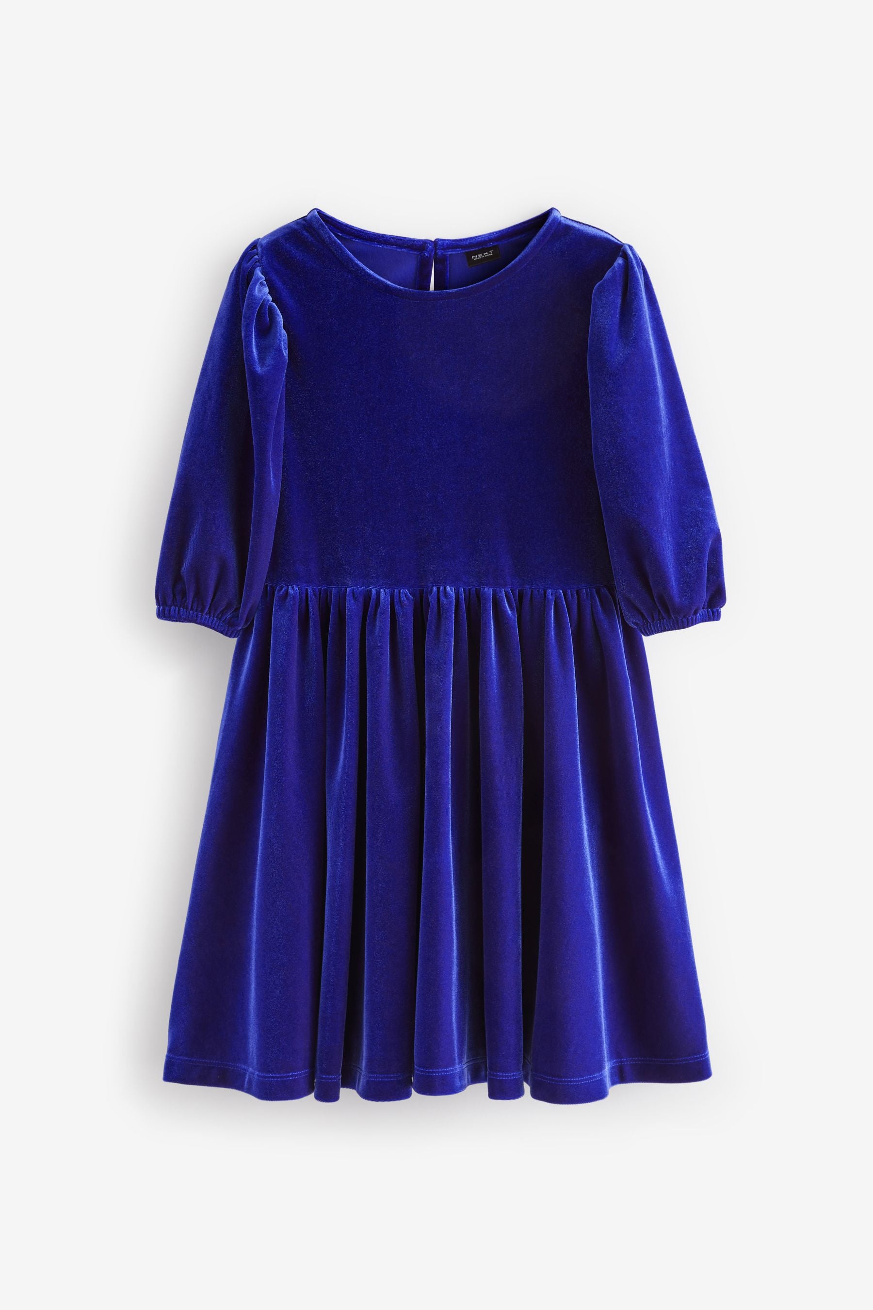 Cobalt Blue Velvet Party Dress (3-16yrs)