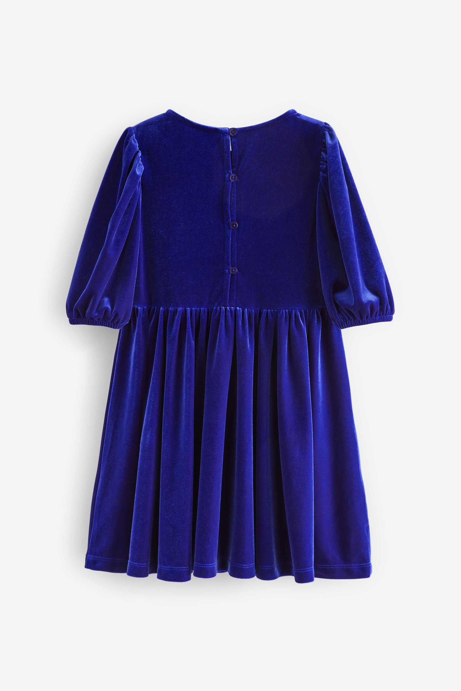 Cobalt Blue Velvet Party Dress (3-16yrs)