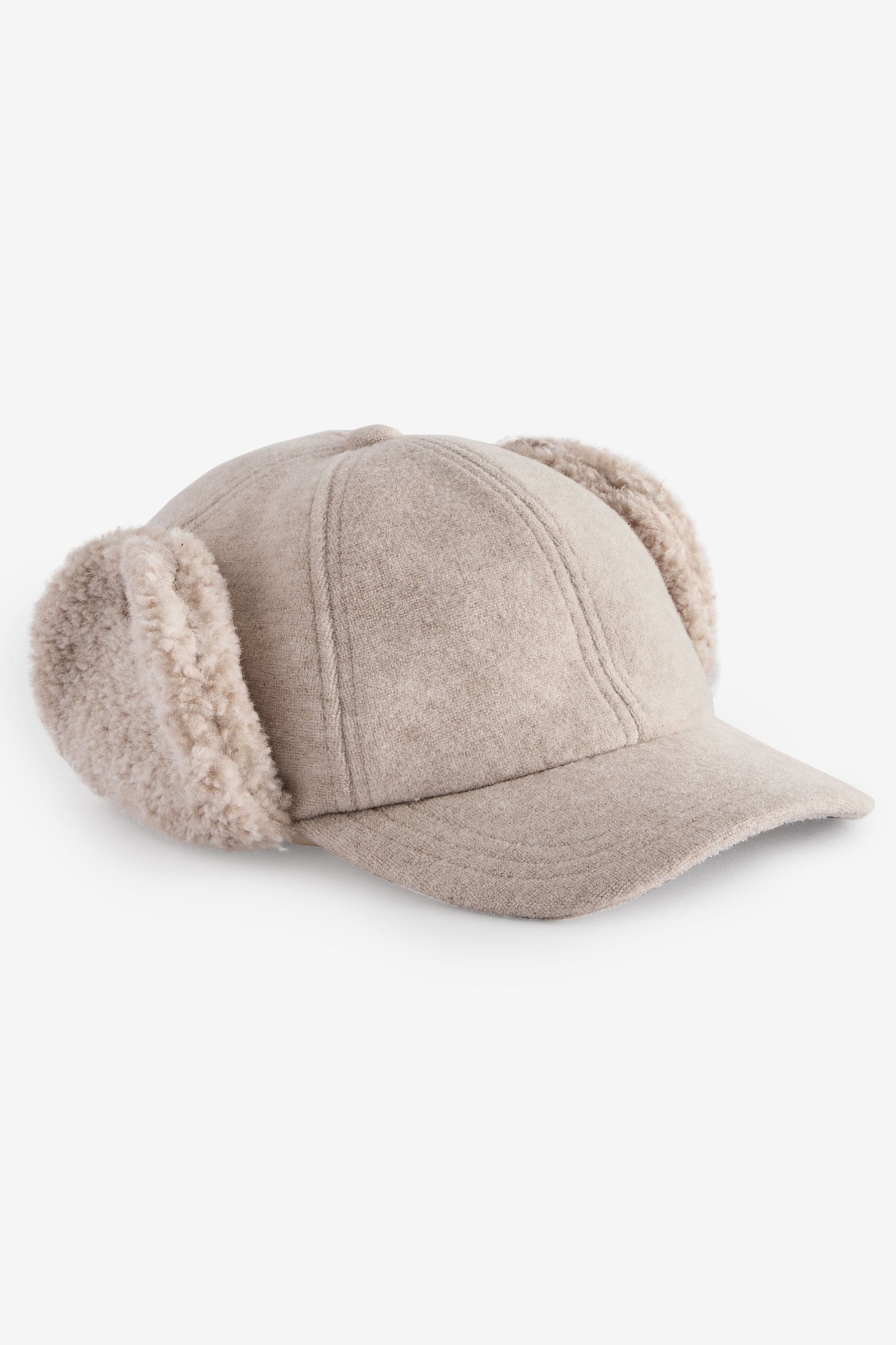 Oatmeal Borg Trapper Style Cap (3-16yrs)