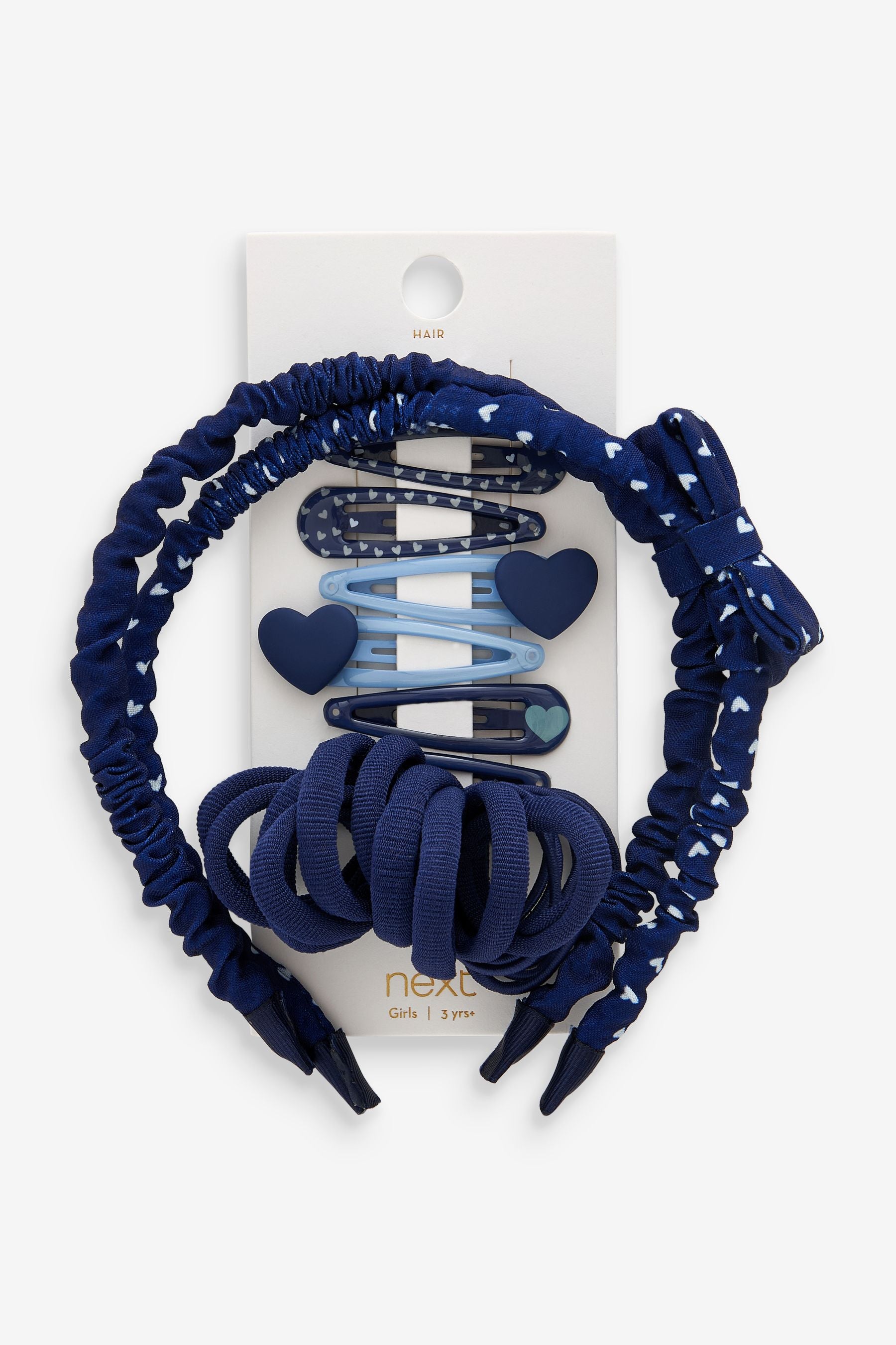 Navy Back to School Hair Set