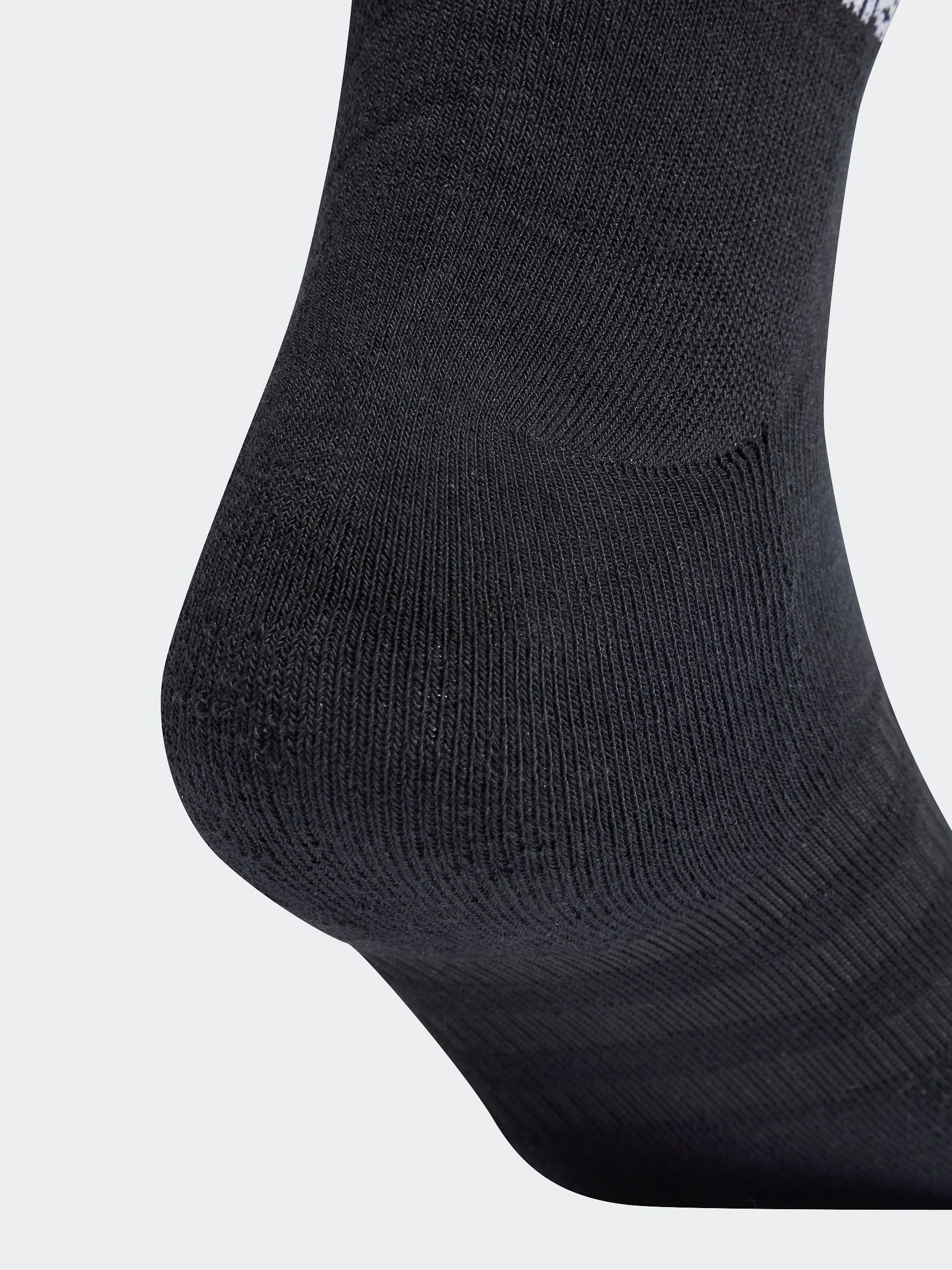 adidas Black/White Cushioned Sportswear Ankle Socks 3 Pack