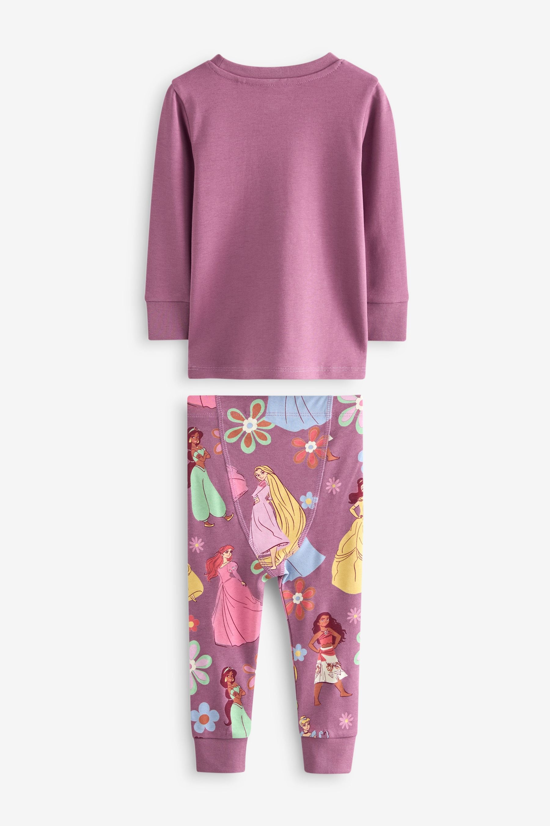 Purple License Disney Princess Snuggle Pyjamas (9mths-10yrs)