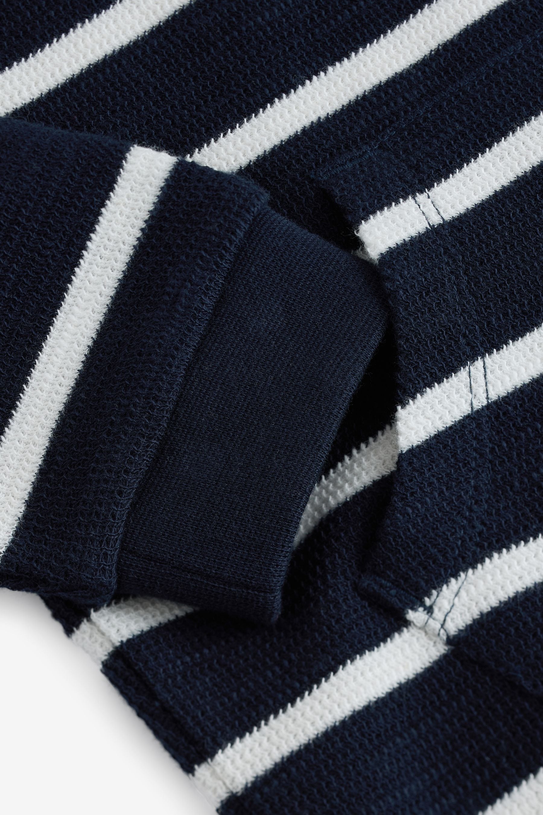 Navy/White Stripe Long Sleeve 100% Cotton Hoodie and Leggings Set (3mths-7yrs)