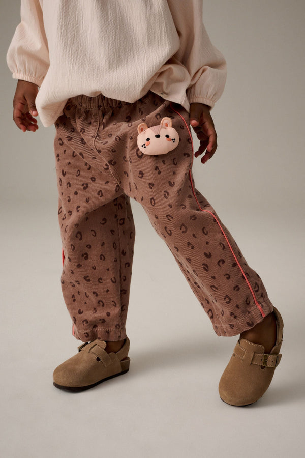 Animal 100% Cotton Cord Trousers (3mths-7yrs)