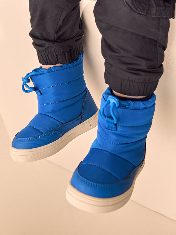 Blue Thermal Thinsulate™ Lined Quilted Water Resistant Boots