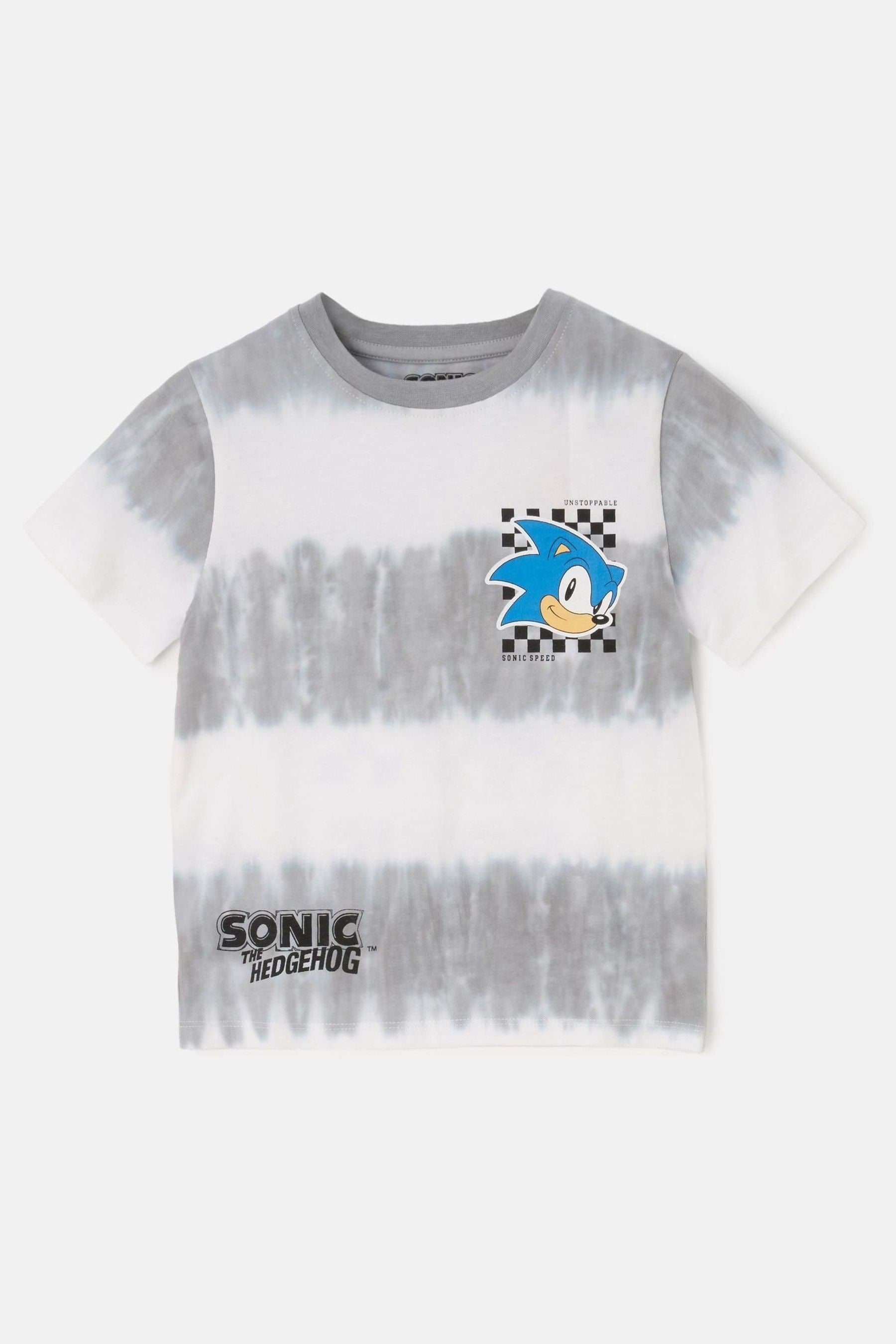 Grey Angel & Rocket Sonic Tie Dye T-Shirt