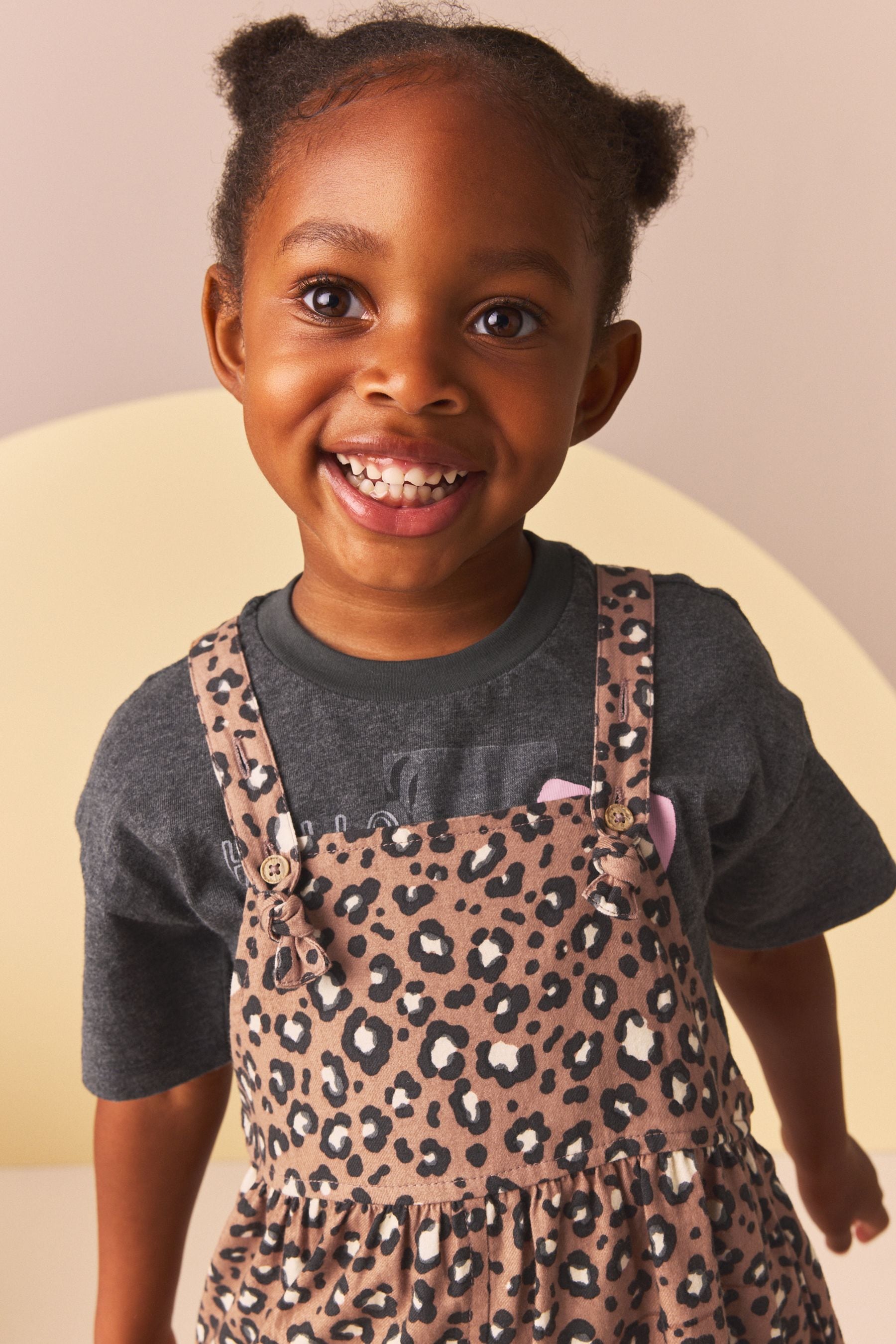 Animal 100% Cotton Dungarees And T-Shirt Set (3mths-8yrs)