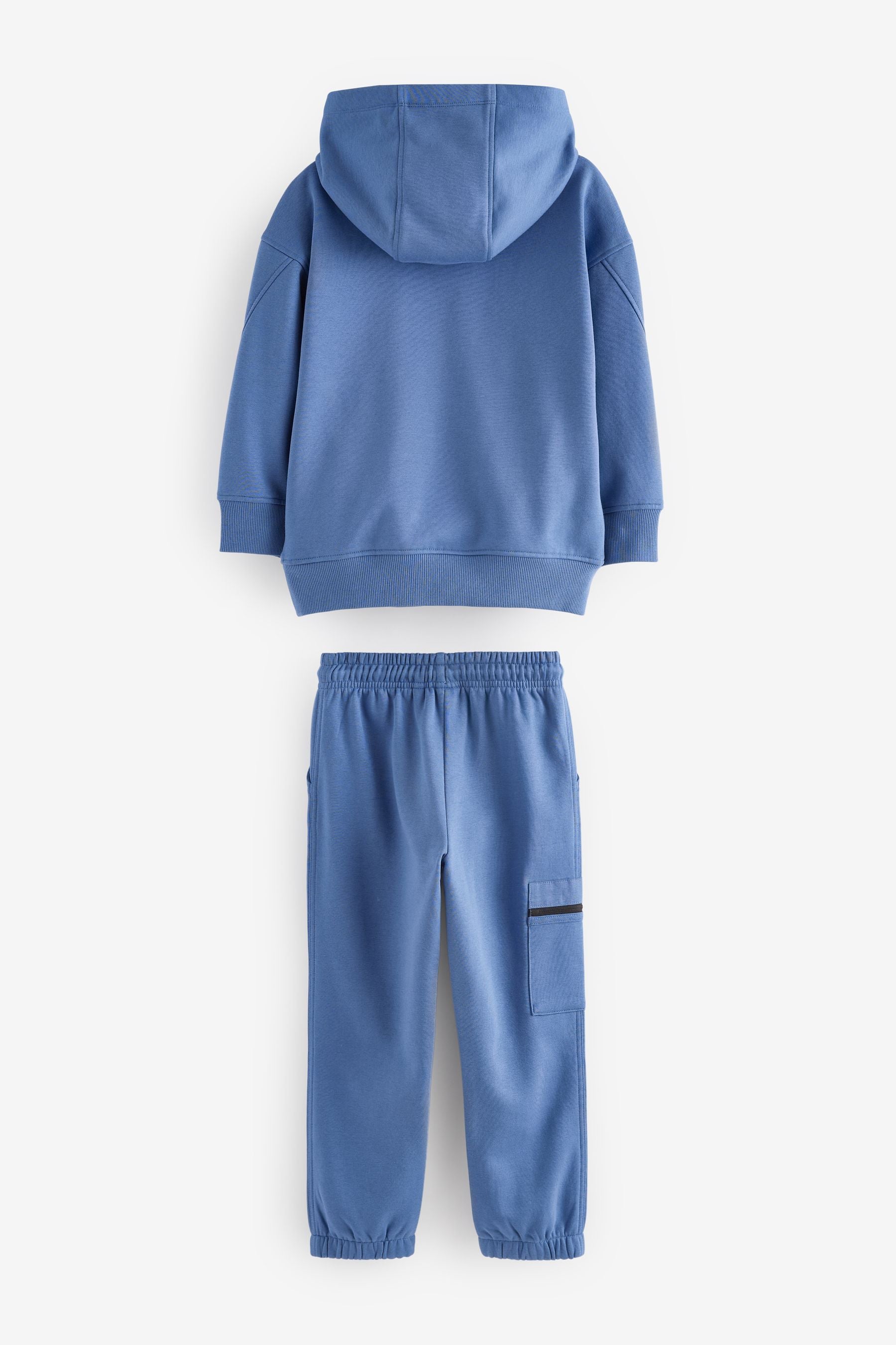 Blue Utility style Hoodie & Joggers Set (3-16yrs)