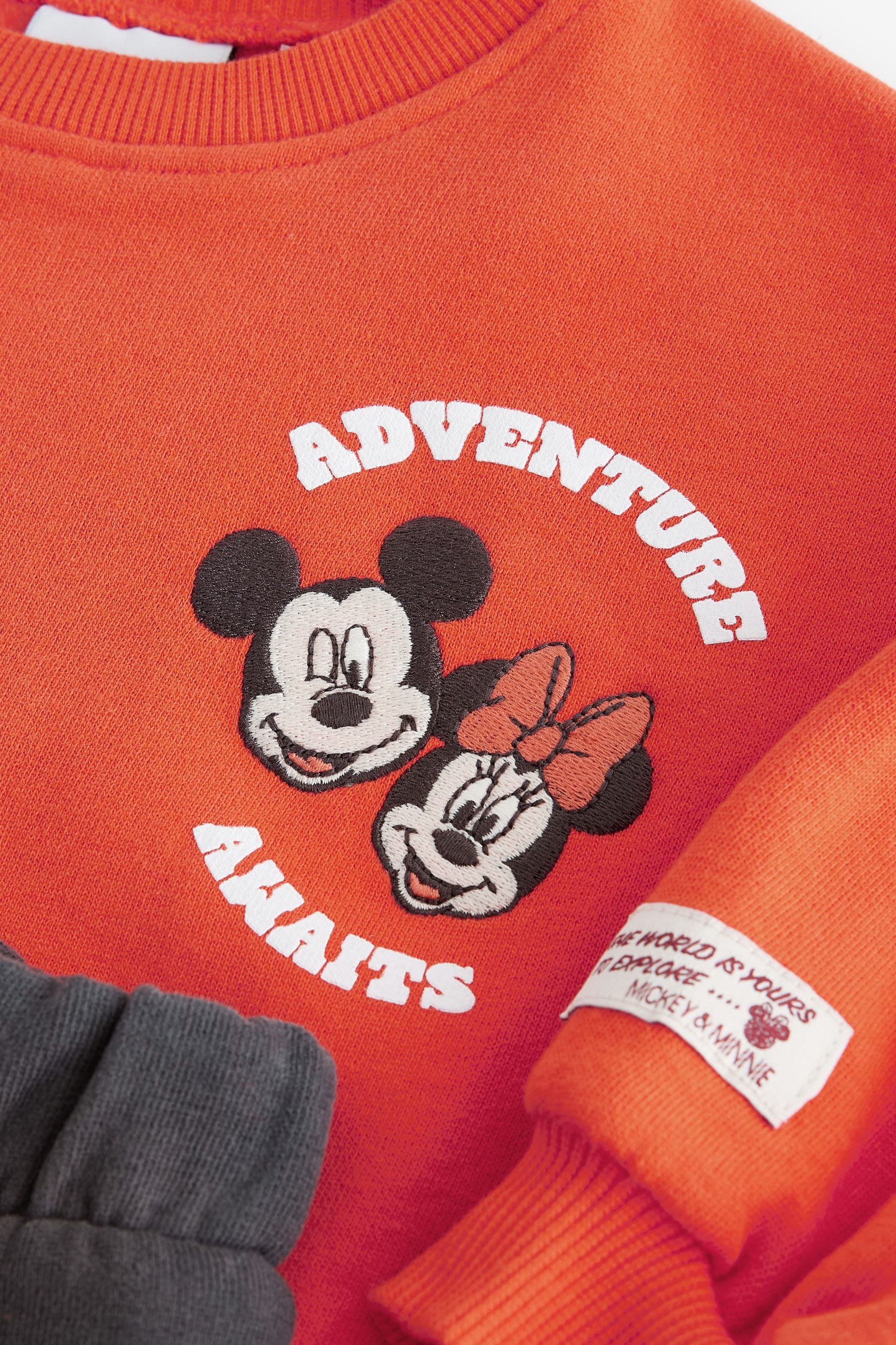 Orange Disney Sweatshirt and Wide Leg Joggers Set (3mths-7yrs)