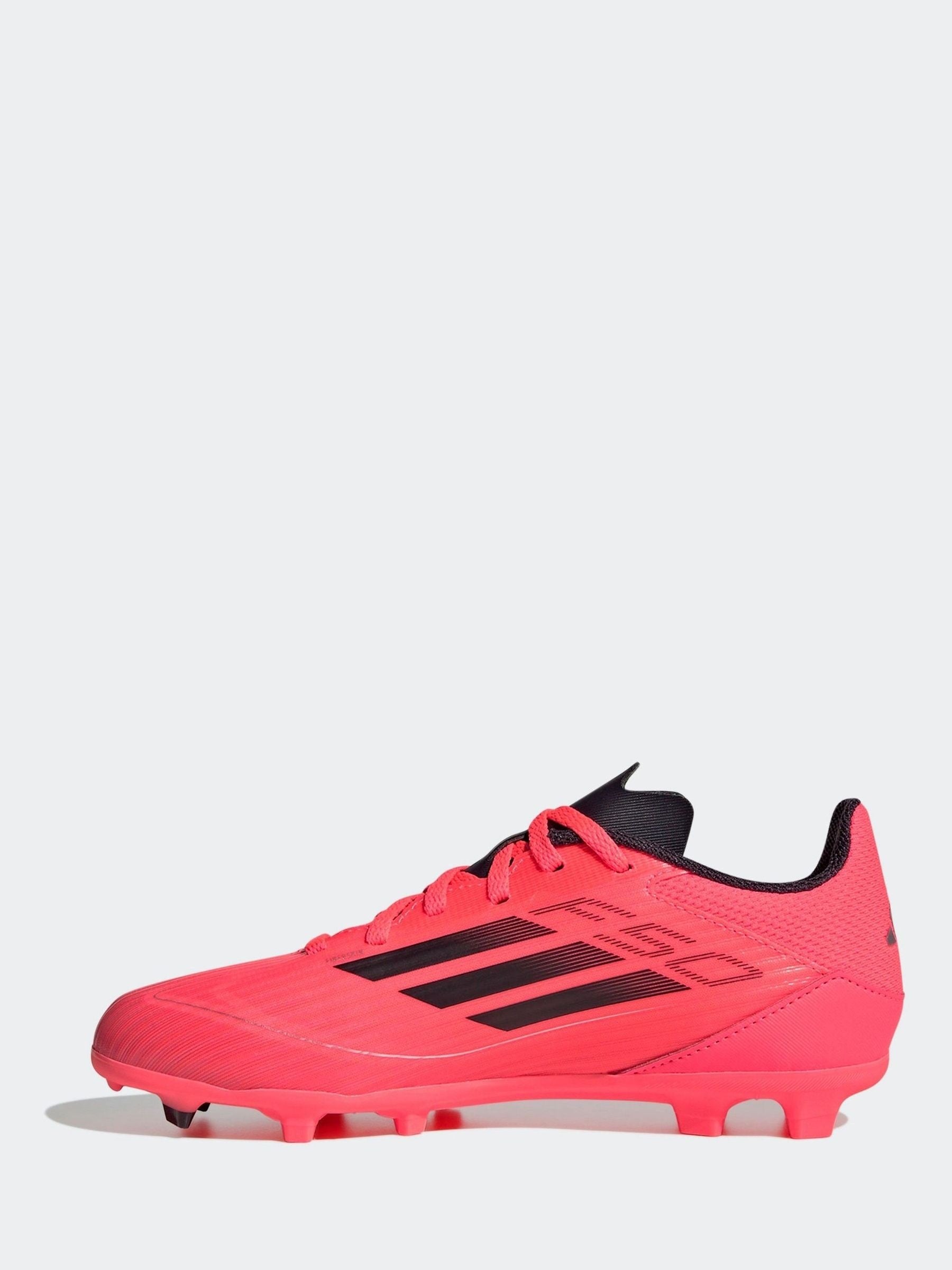 adidas Bright Red Kids F50 League Firm / Multi Ground Cleats Football Boots