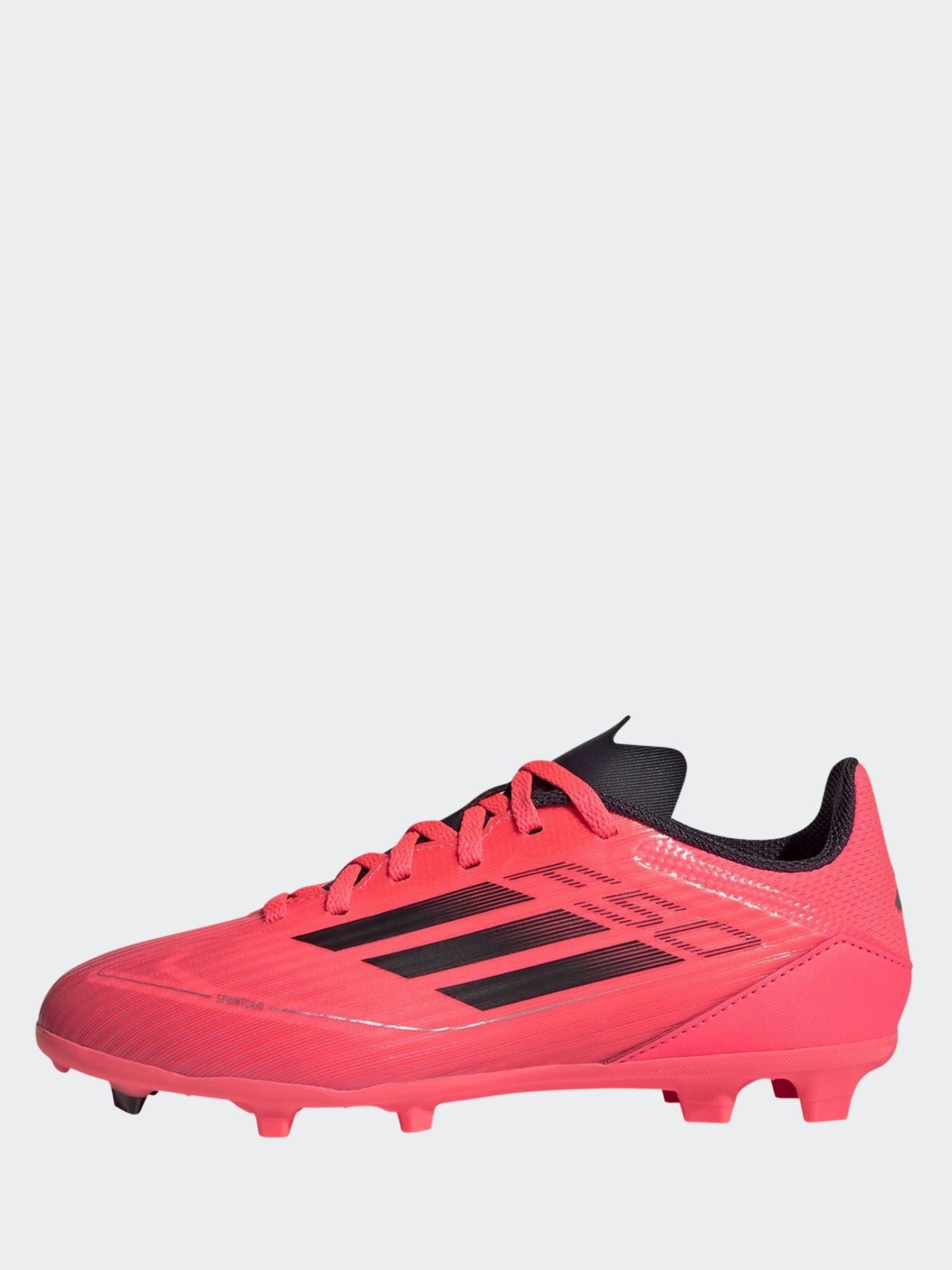 adidas Bright Red Kids F50 League Firm / Multi Ground Cleats Football Boots