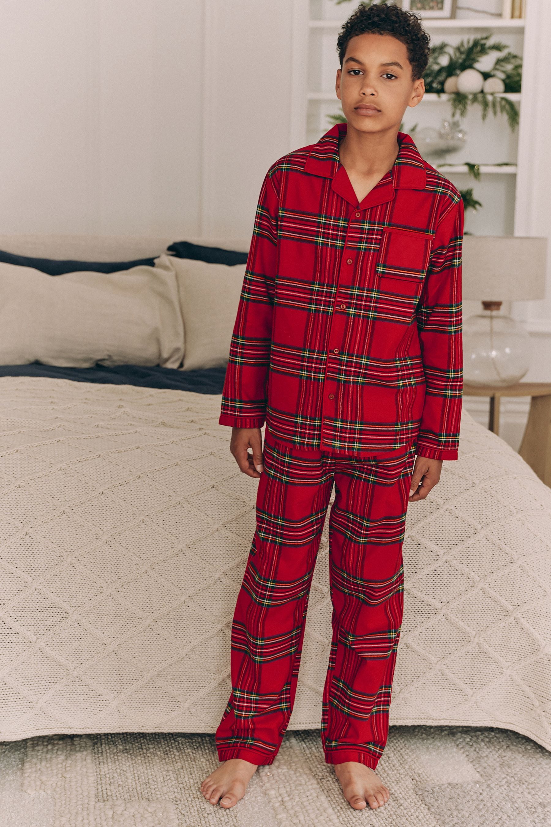 Red Check Family Christmas Pyjamas (9mths-16yrs)