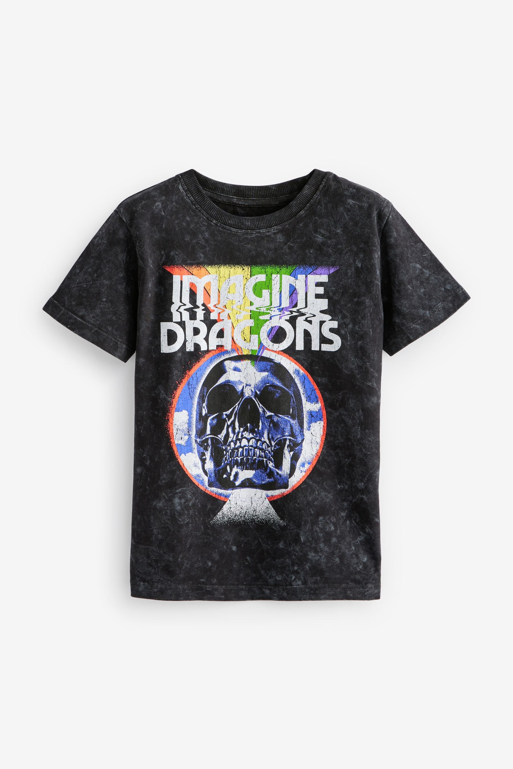 Black 100% Cotton Imagine Dragons Licensed T-Shirt (3-16yrs)