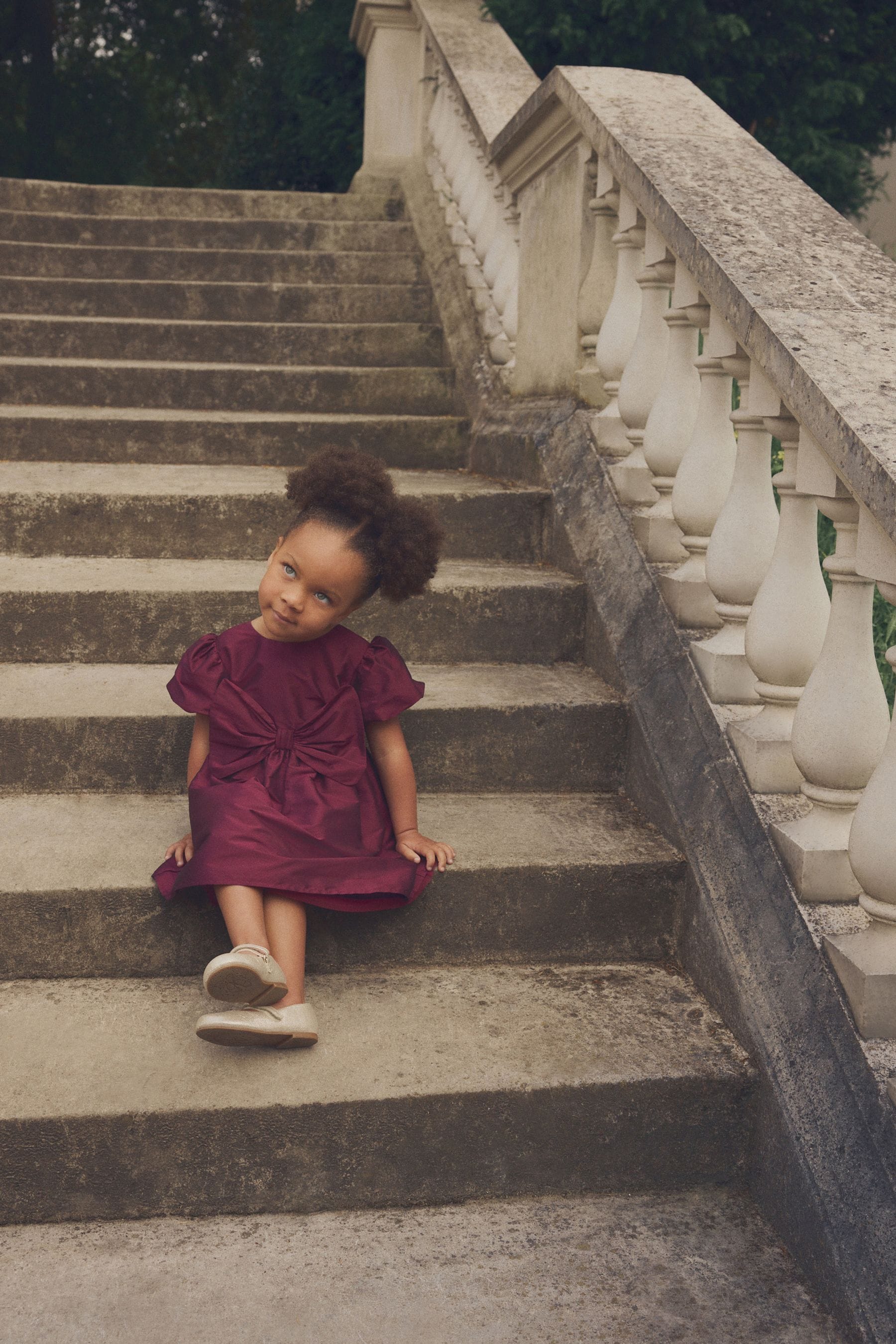 Raspberry Pink Taffeta Bow Party Dress (3mths-10yrs)