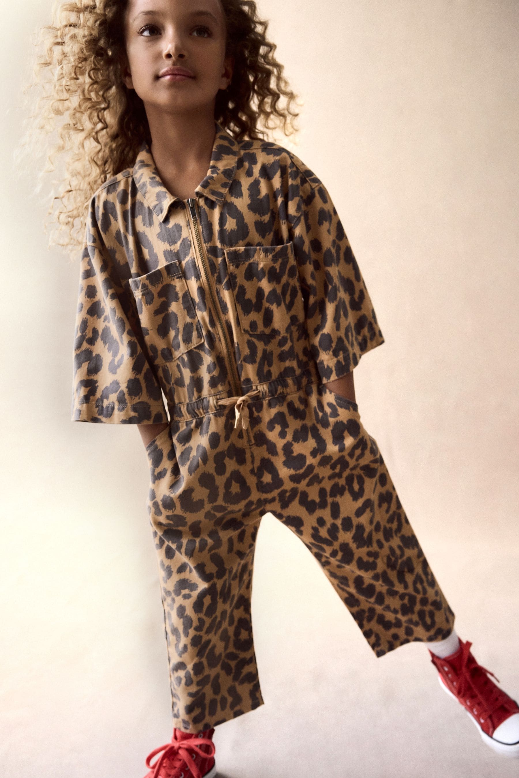 Animal Print Boilersuit (3-16yrs)