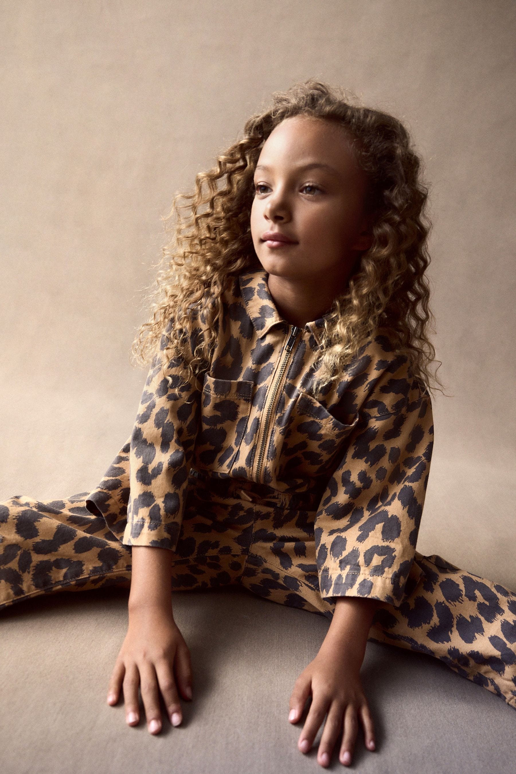 Animal Print Boilersuit (3-16yrs)