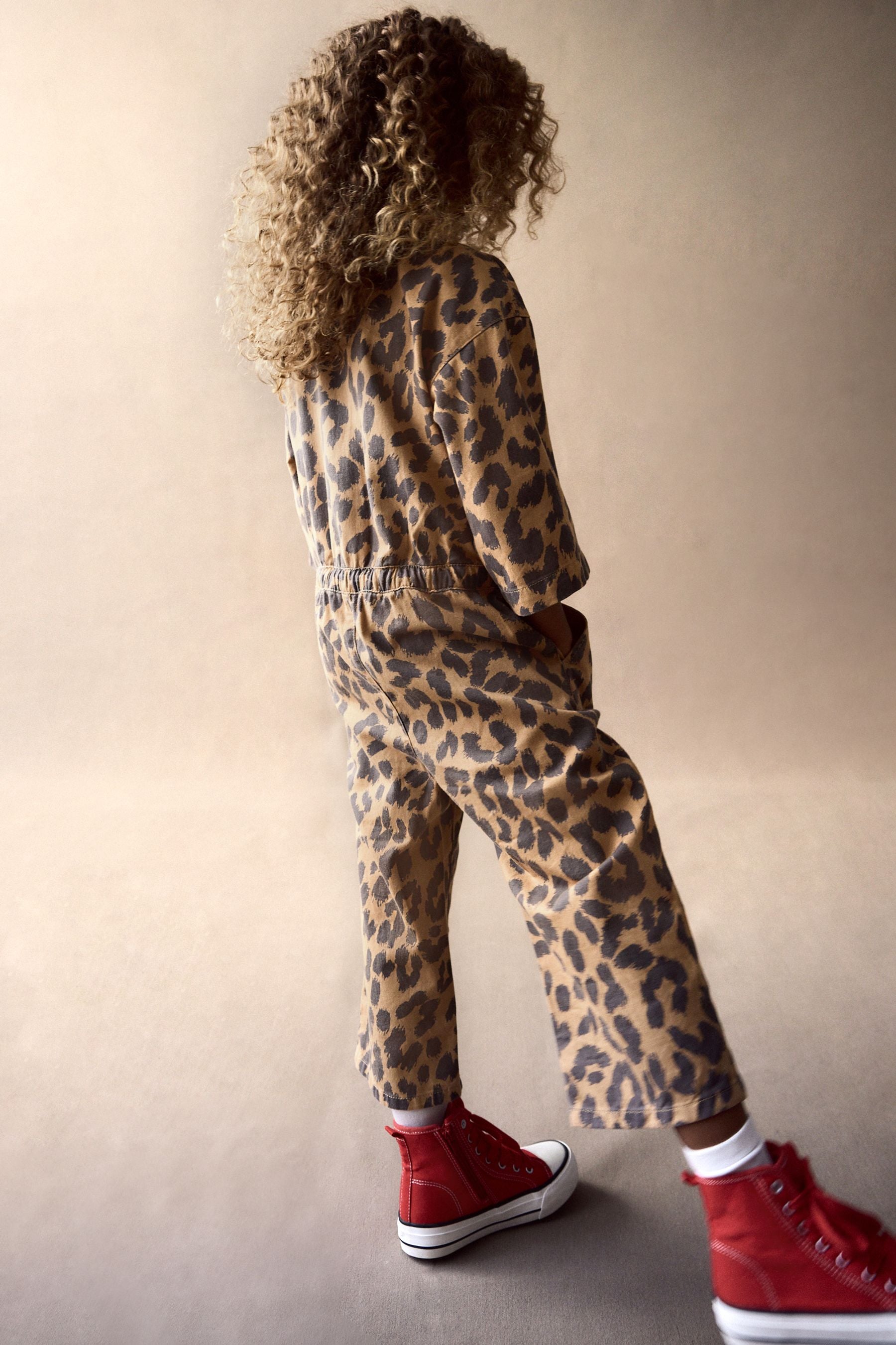 Animal Print Boilersuit (3-16yrs)