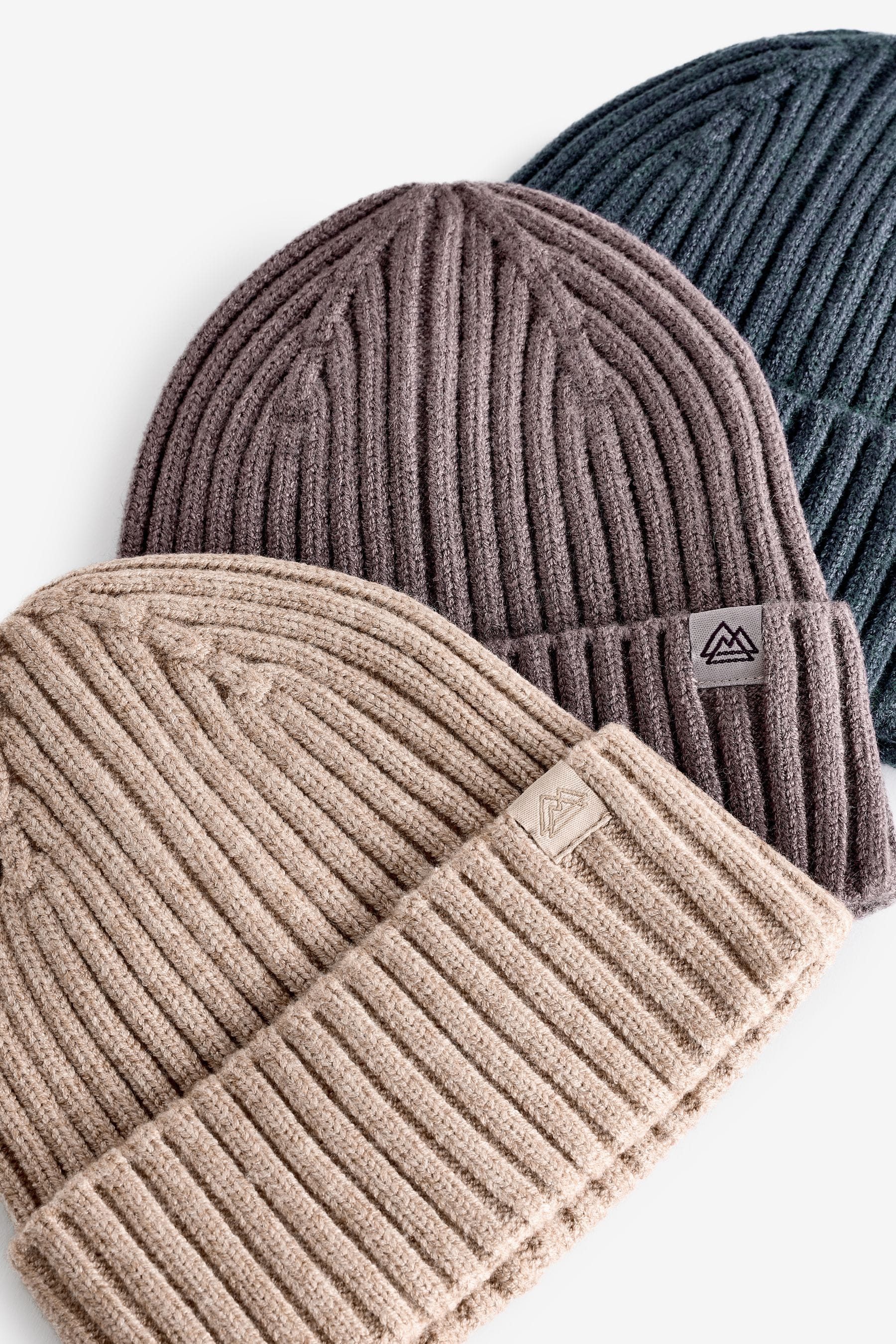 Neutrals Knitted Beanies 3 Pack (1-16yrs)