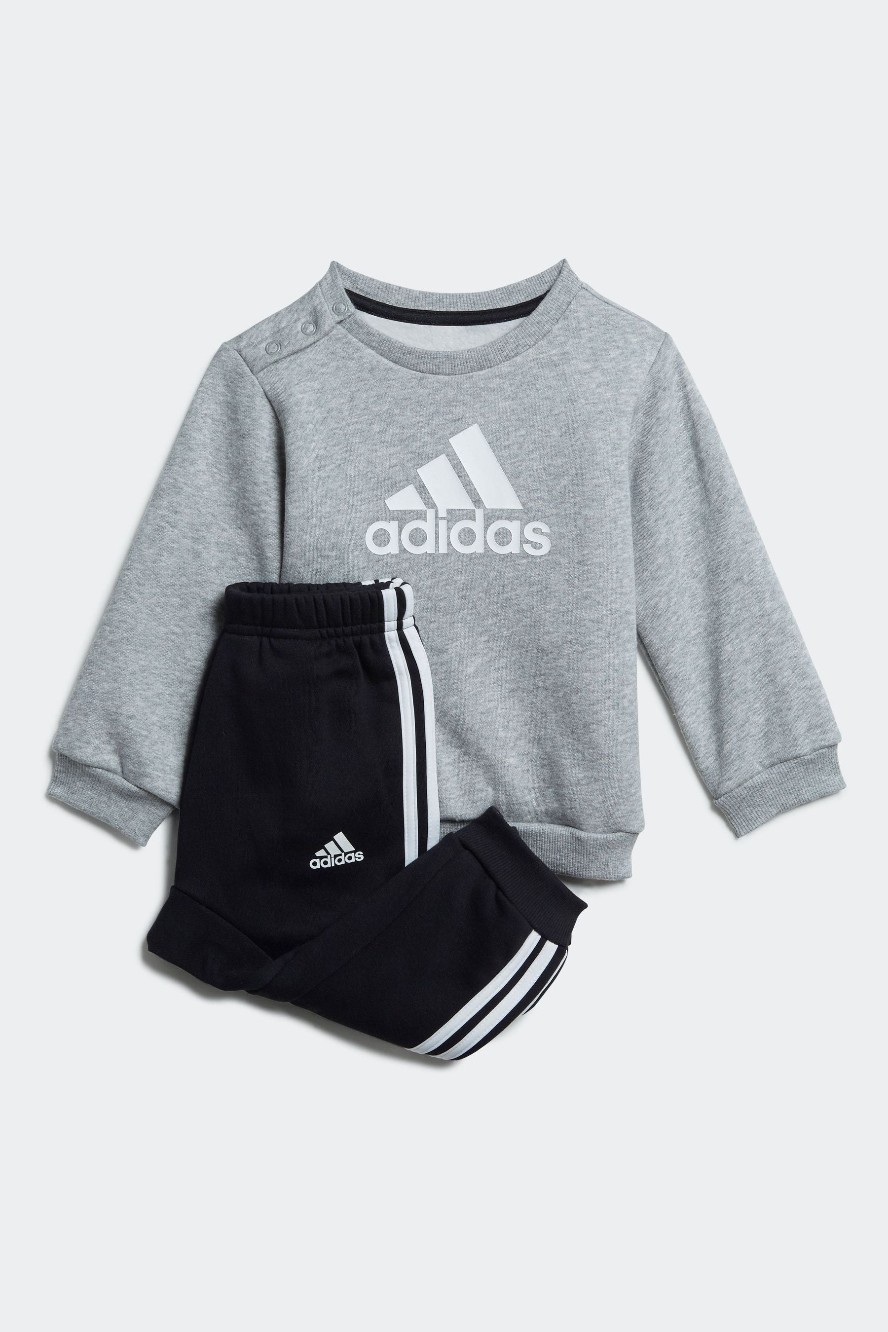 Grey adidas Infant Bos Logo Tracksuit