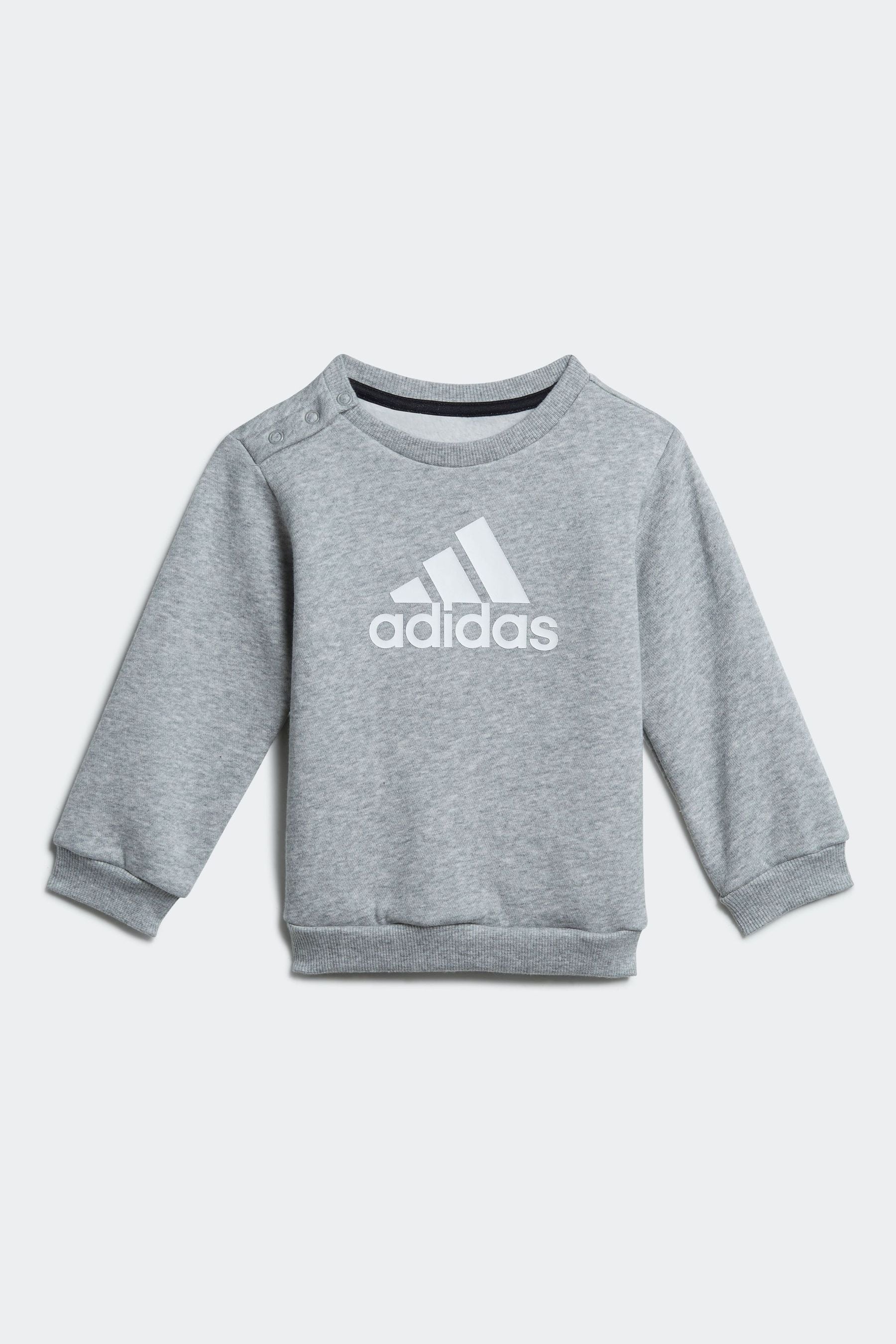 Grey adidas Infant Bos Logo Tracksuit