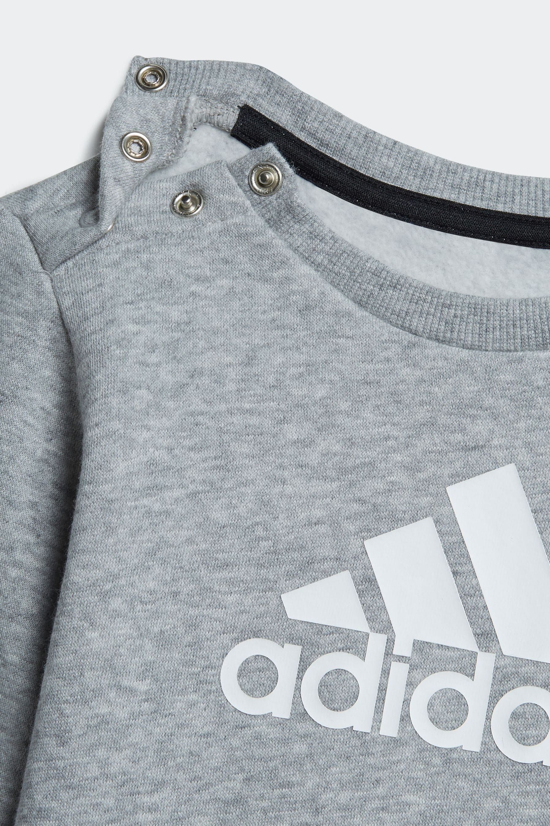 Grey adidas Infant Bos Logo Tracksuit