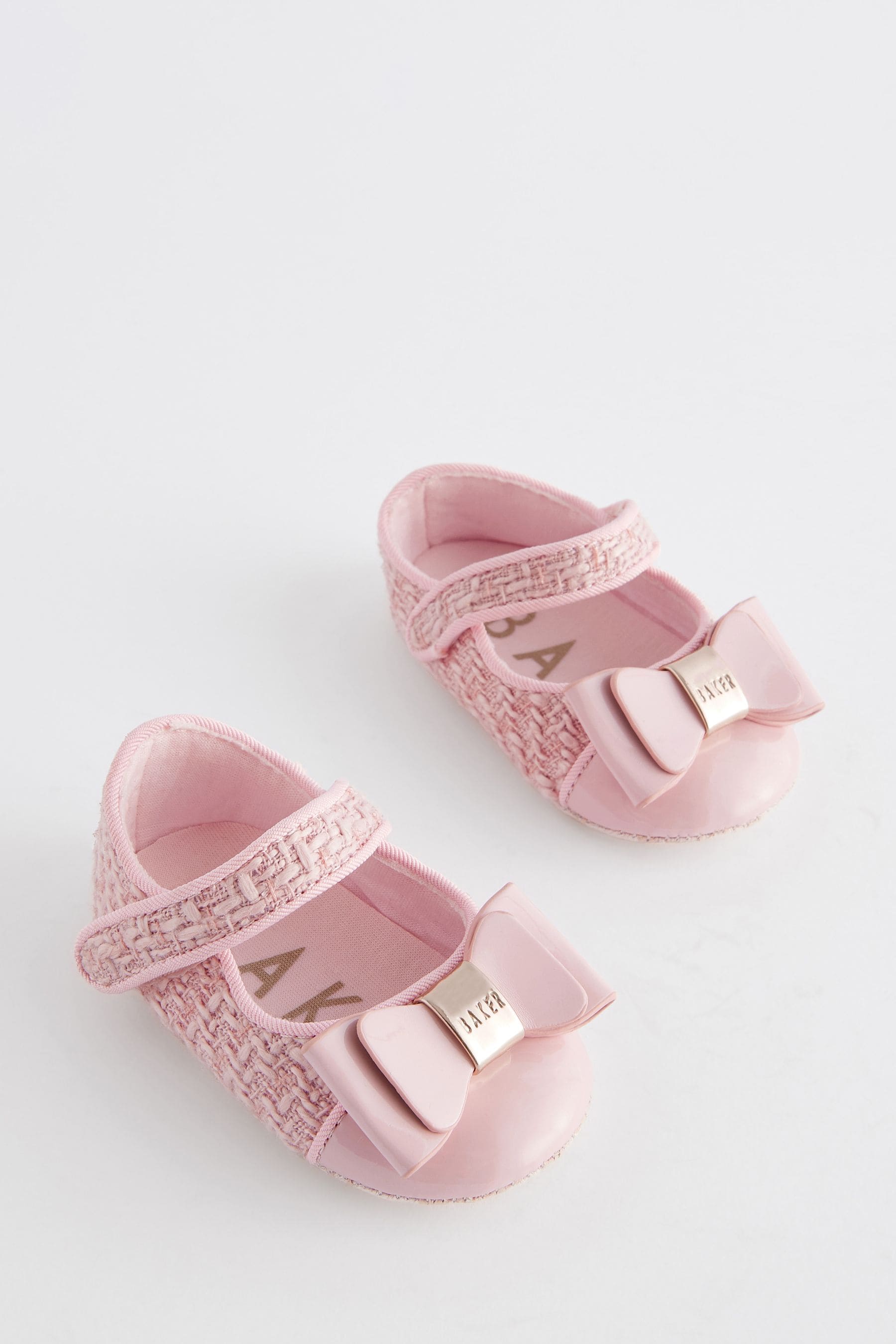 Baker by Ted Baker Baby Girls Pink Boucle Shoes