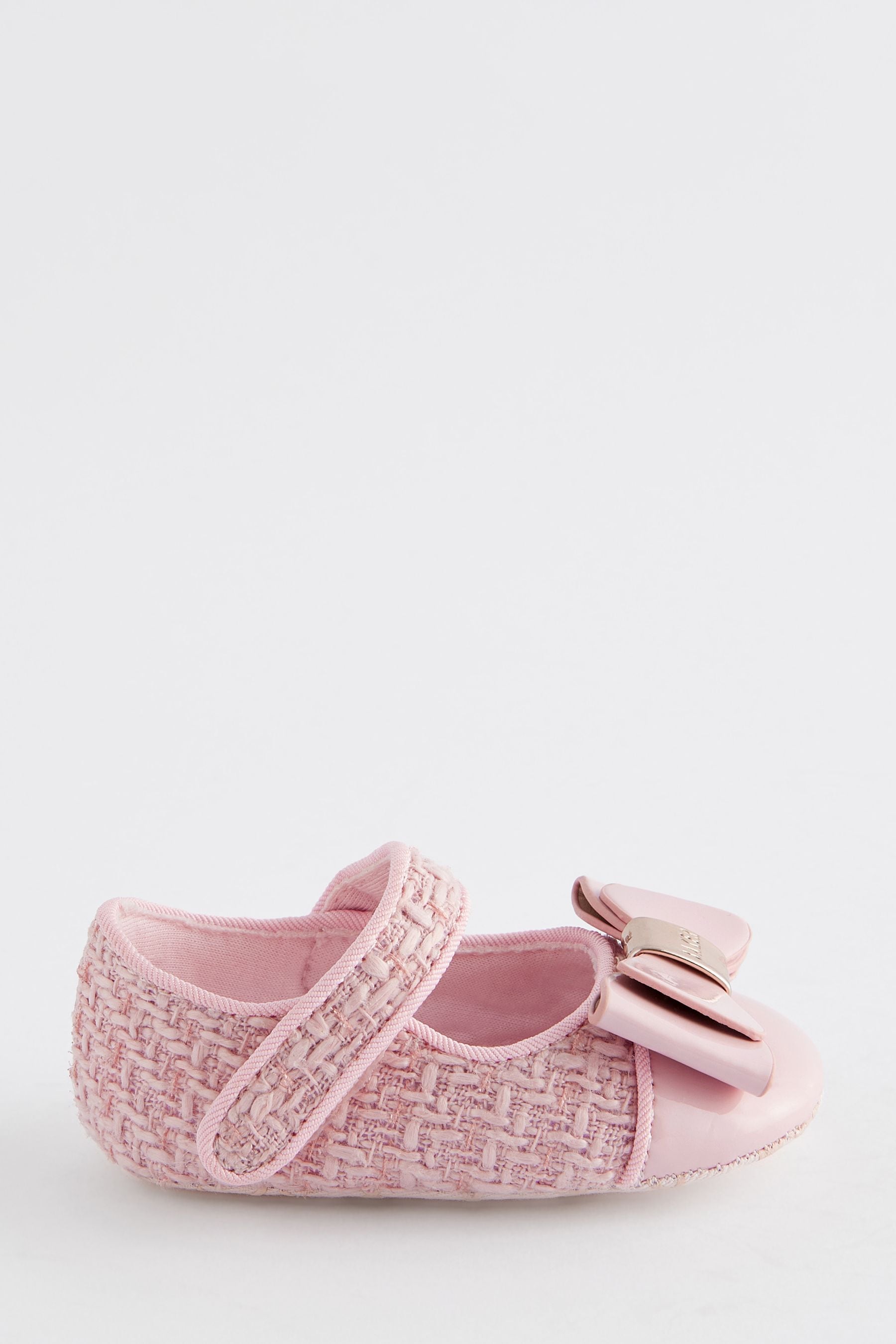 Baker by Ted Baker Baby Girls Pink Boucle Shoes