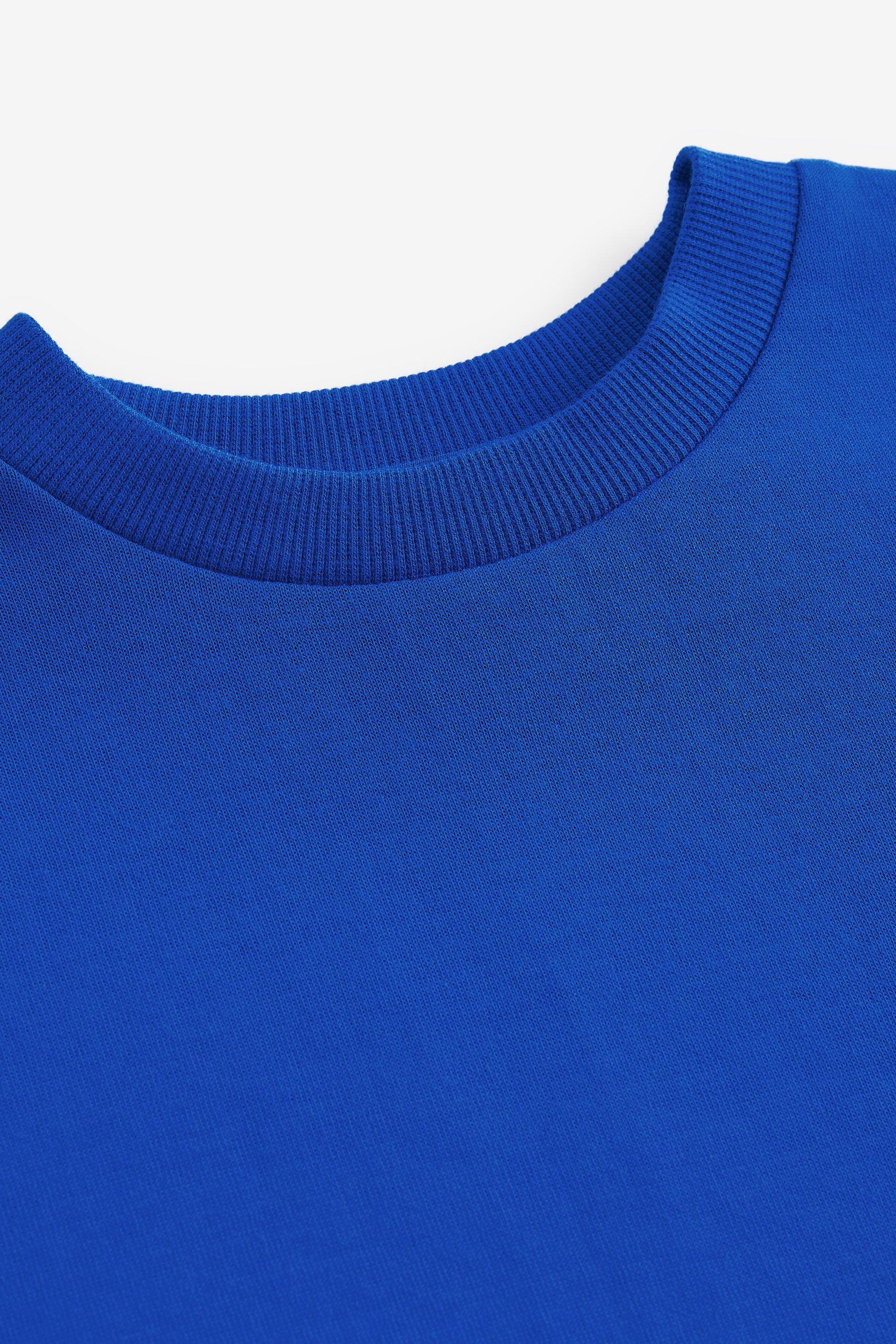 Cobalt Blue Relaxed Fit Heavyweight T-Shirt (3-16yrs)