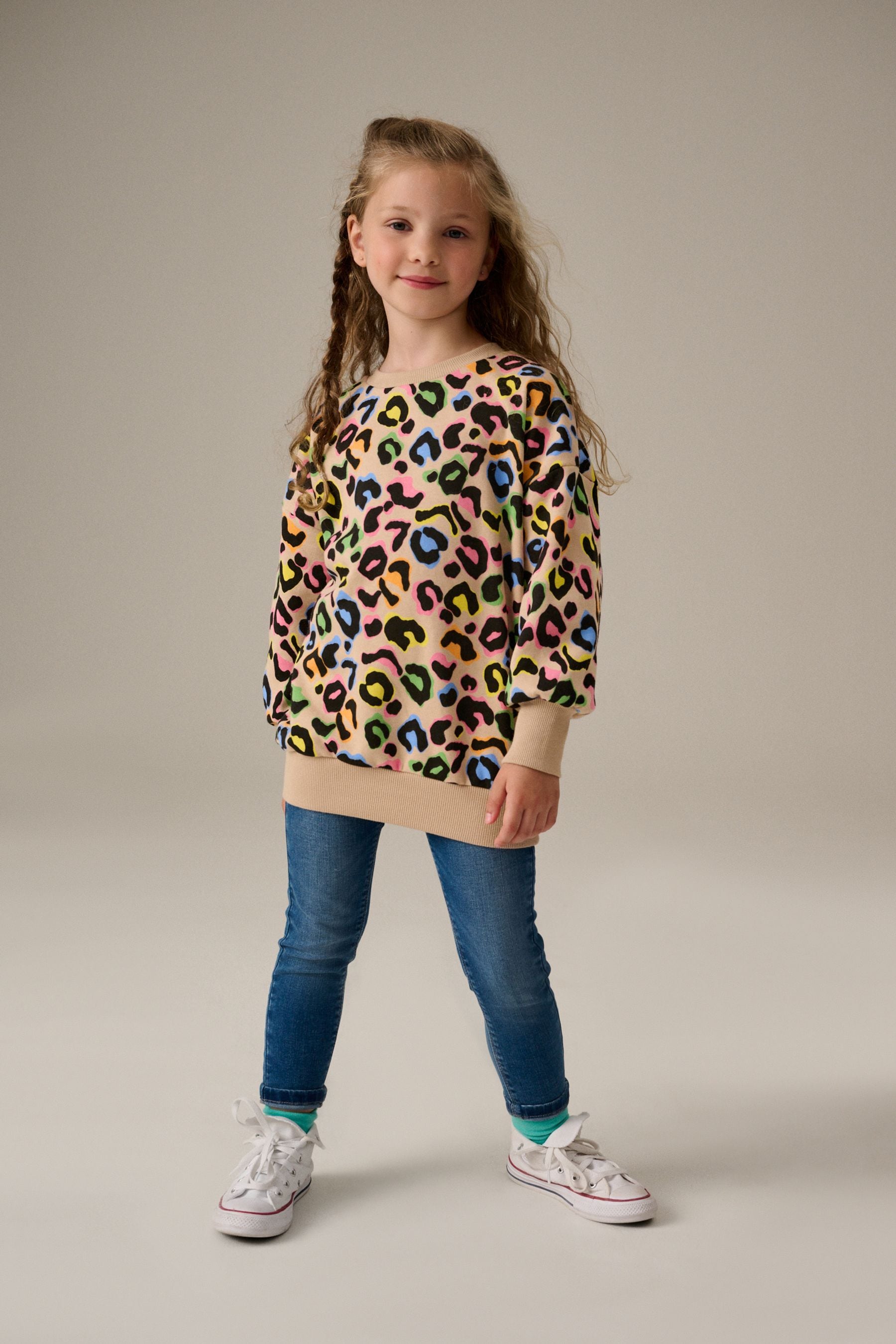 Animal Rainbow Sweatshirt (3-16yrs)