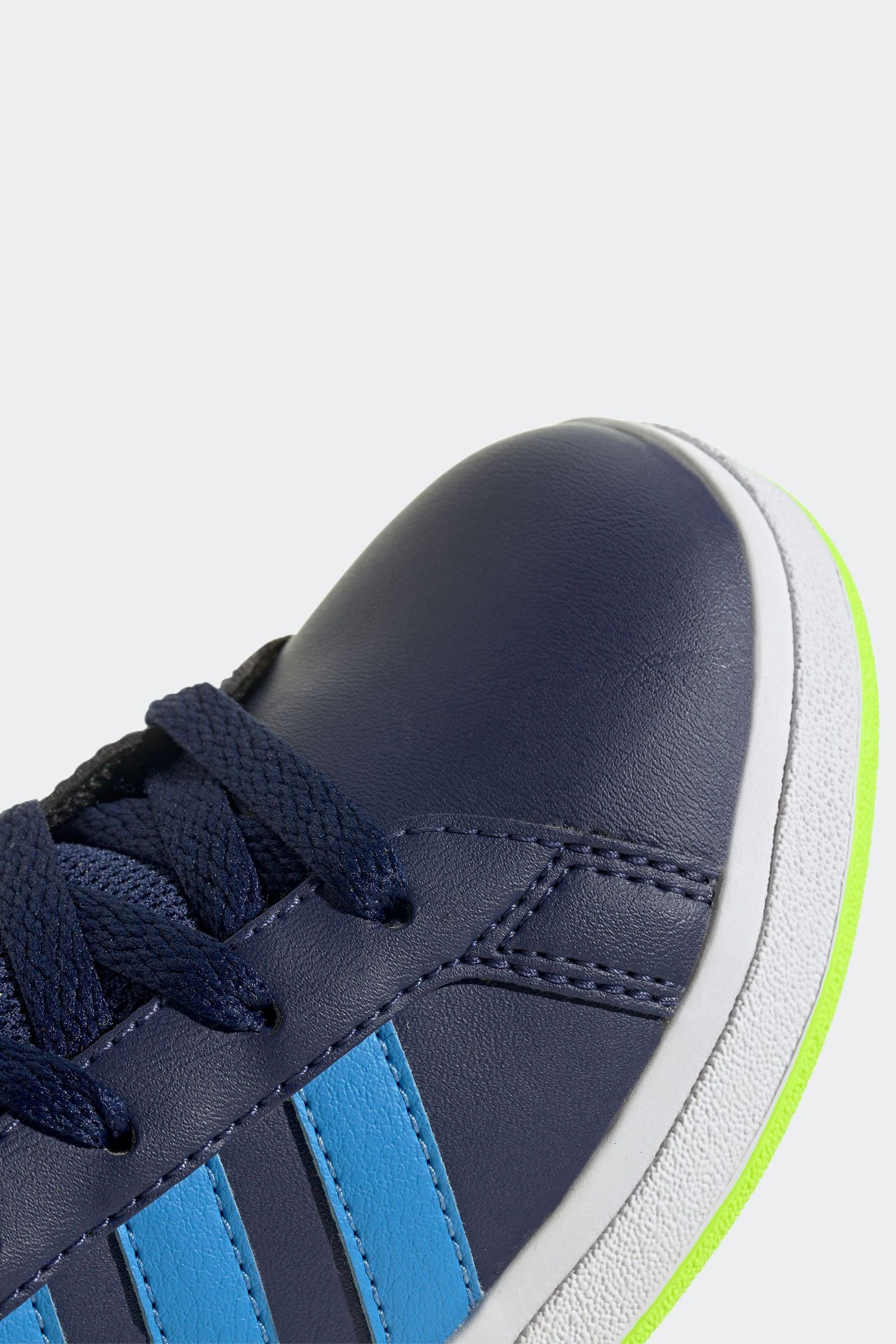 adidas Navy Kids Sportswear Grand Court Lifestyle Tennis Lace-Up Trainers