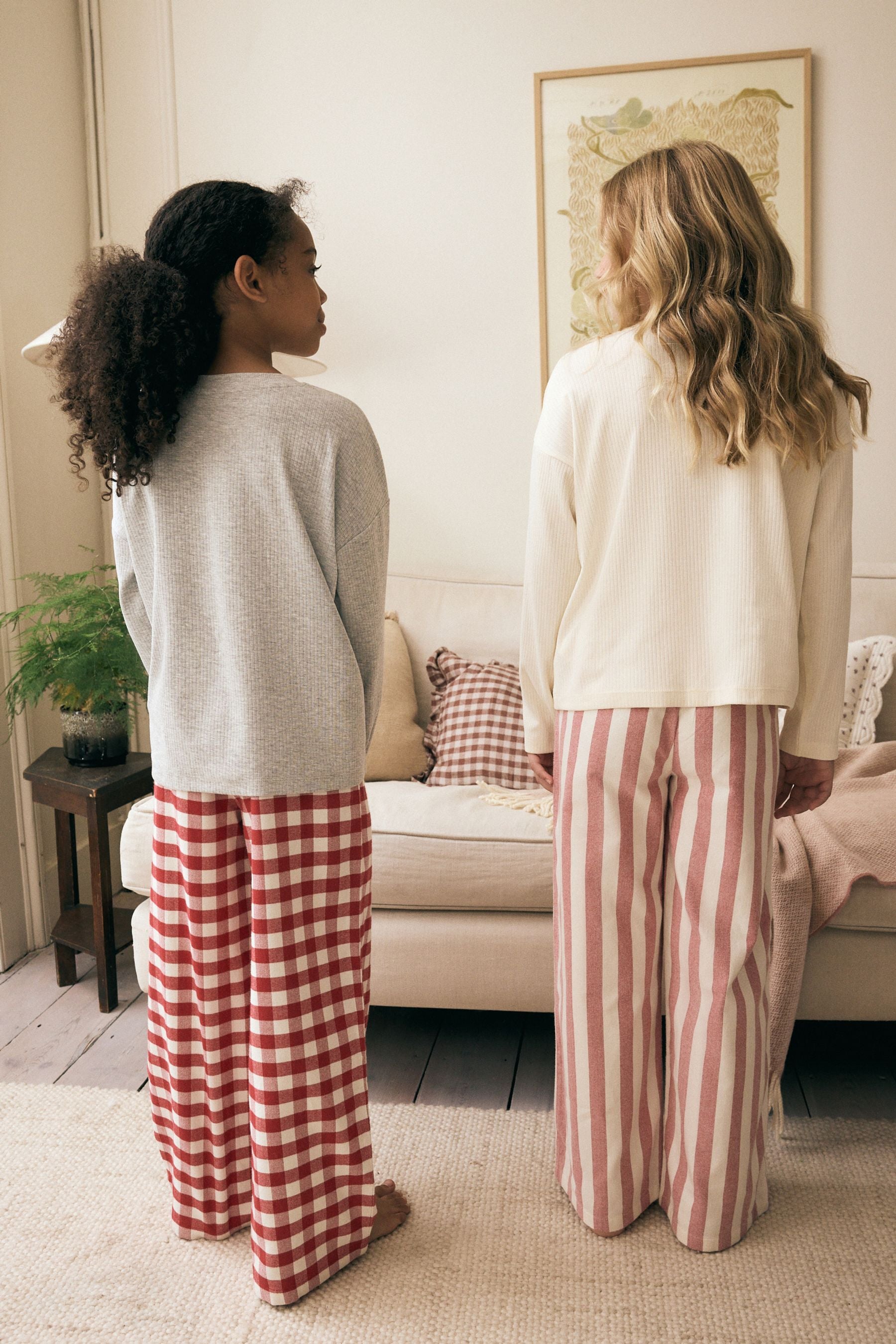 Red Copenhagen Cotton Woven Stripe Pyjamas 2 Pack (3-16yrs)