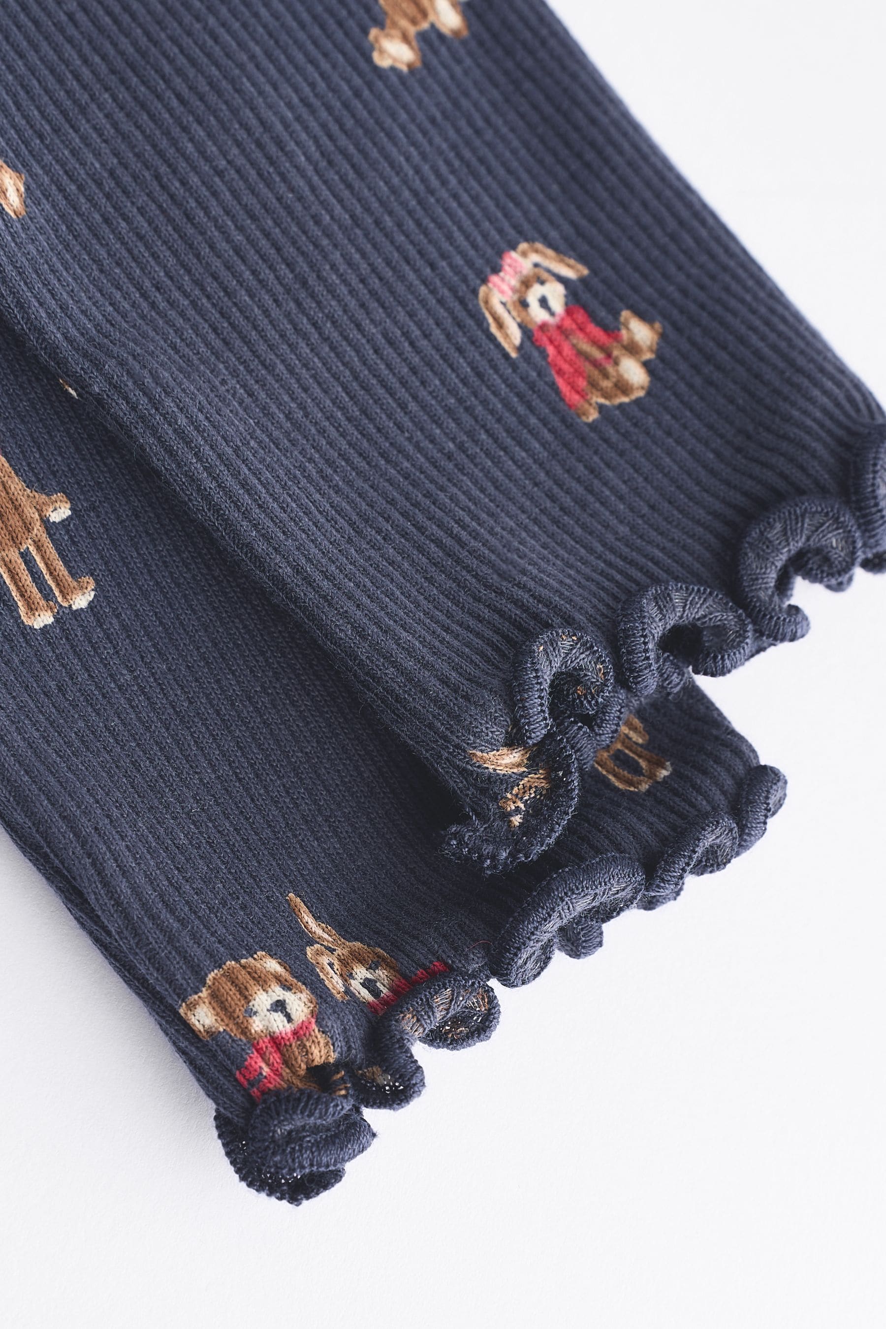 Navy Bunny CottonRich Long Sleeve Rib T-Shirt (3mths-7yrs)