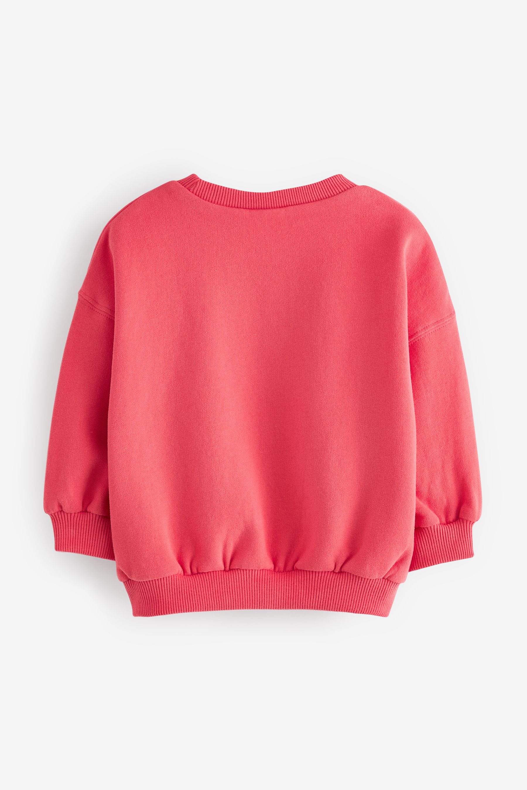 Coral Pink Sweatshirt (3mths-7yrs)