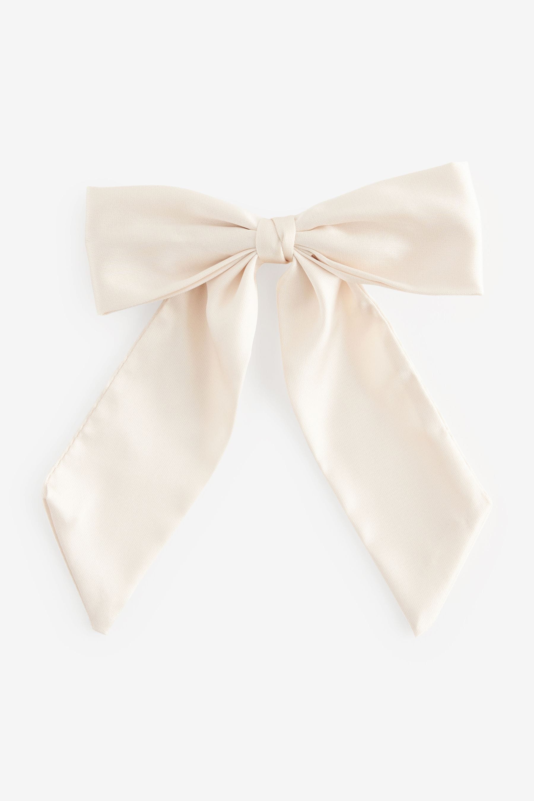 Cream Long Bow Clip