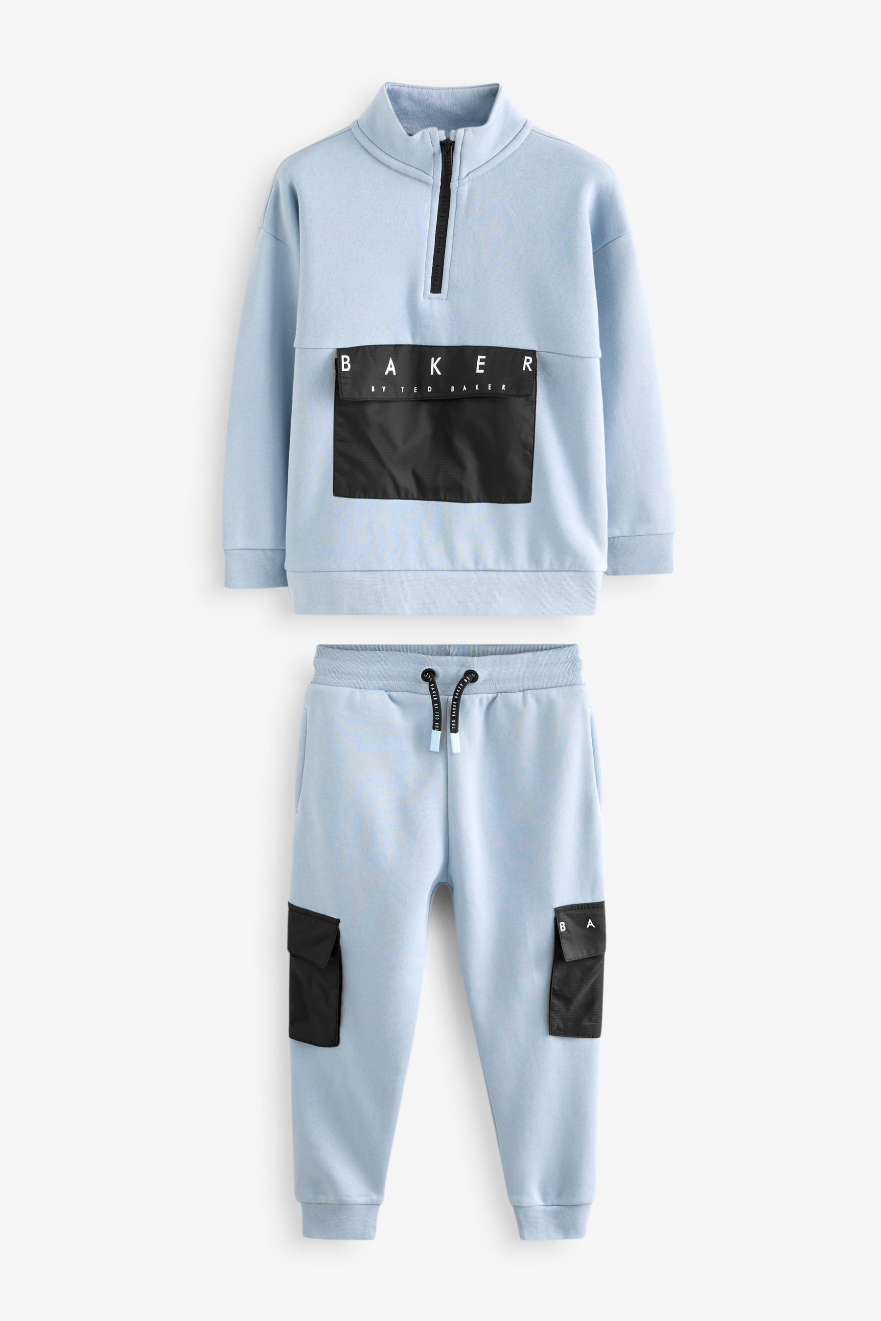 Baker by Ted Baker Funnel Zip Neck Sweatshirt and Joggers Set