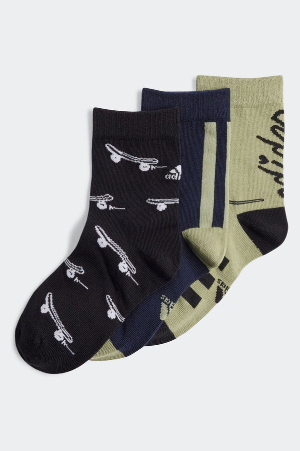 adidas Green/Black Crew Socks