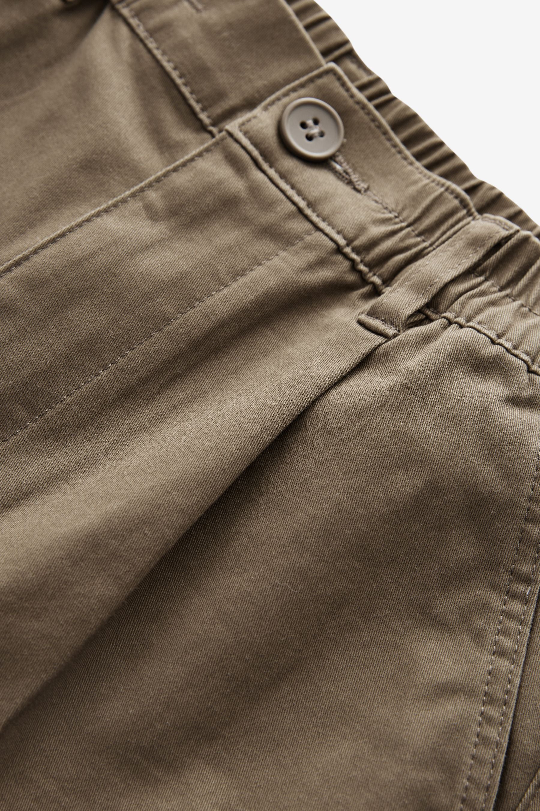 Khaki Green Tapered Smart Trousers (3-16yrs)