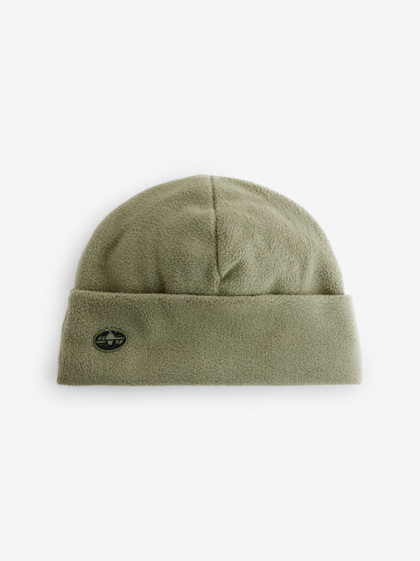 Khaki Green Fleece Beanie Hat (1-16yrs)