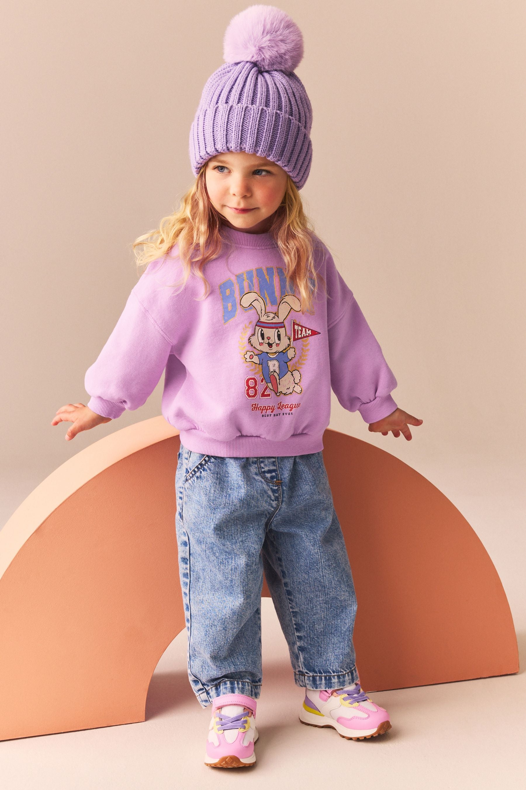 Lilac Purple Sweatshirt (3mths-7yrs)