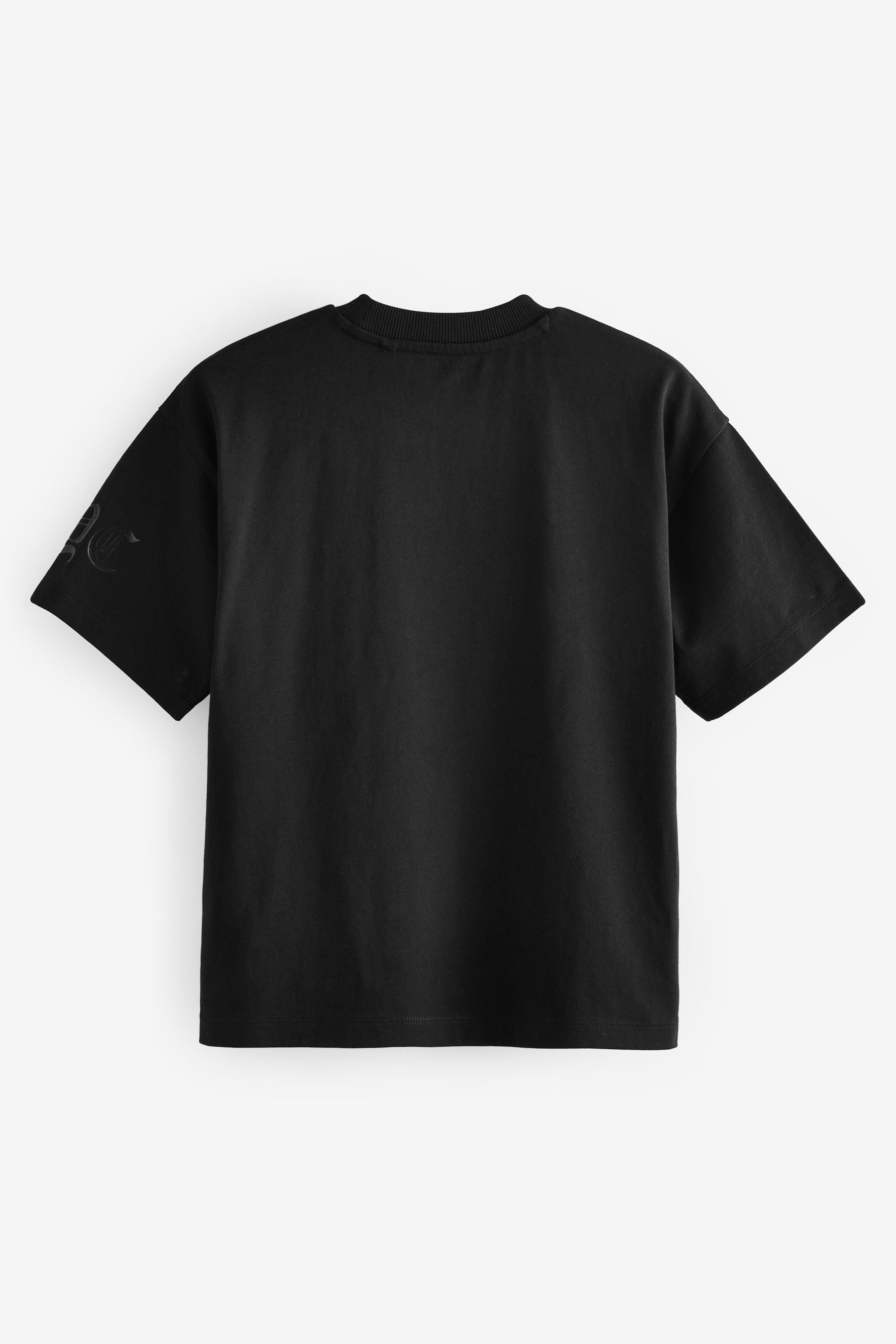 Black Unlimited Relaxed Fit Short Sleeve Graphic T-Shirt (3-16yrs)