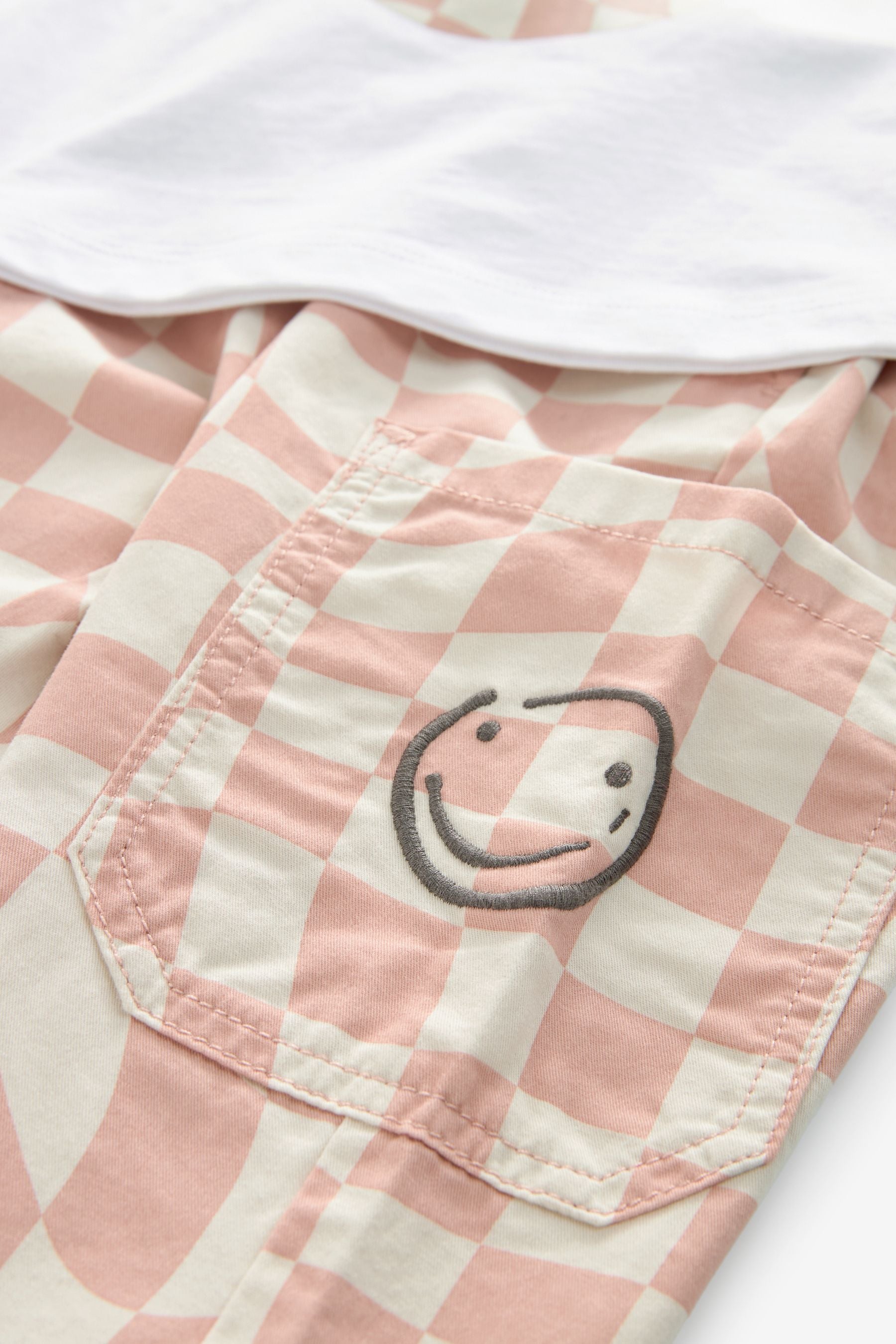 Pink 100% Cotton T-Shirts And Trousers Set (3mths-7yrs)