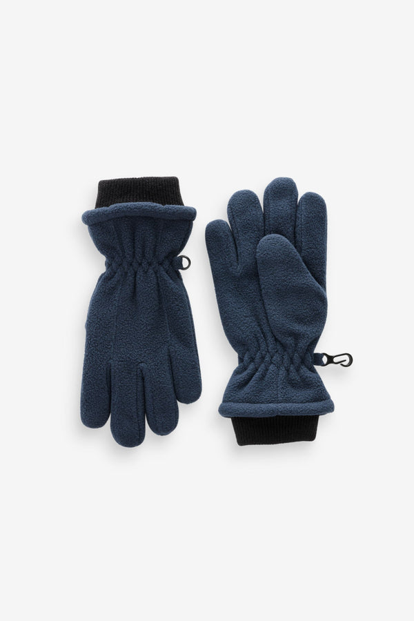 Navy Blue Fleece Gloves (3-16yrs)