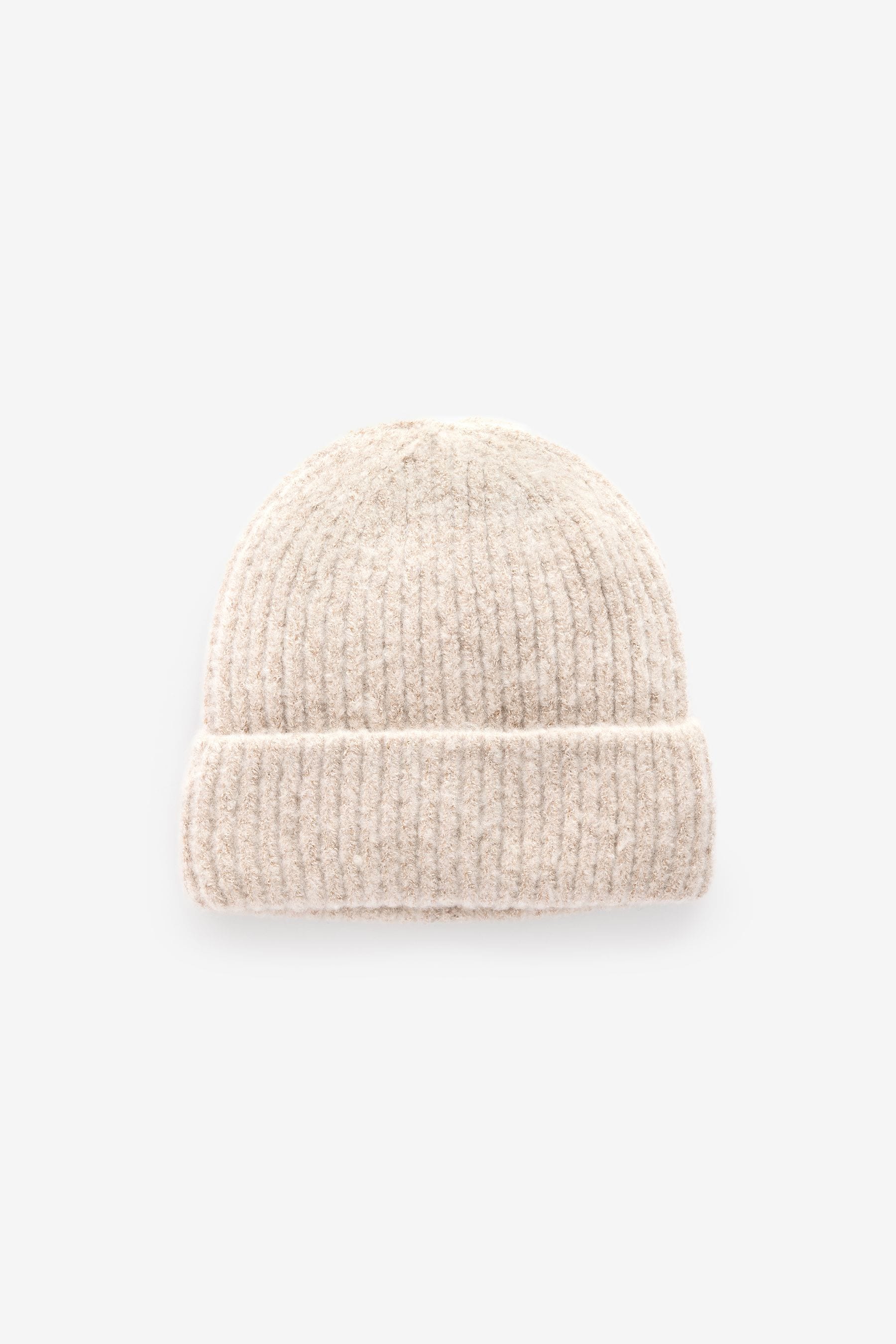 Oatmeal Chunky Rib Beanie Hat (1-16yrs)