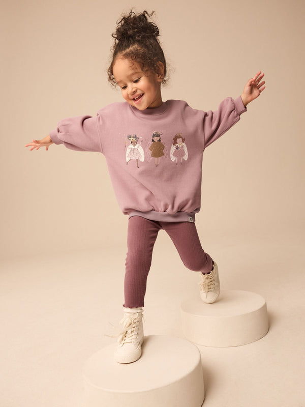 Brown Sweatshirt and Leggings Set (3mths-7yrs)