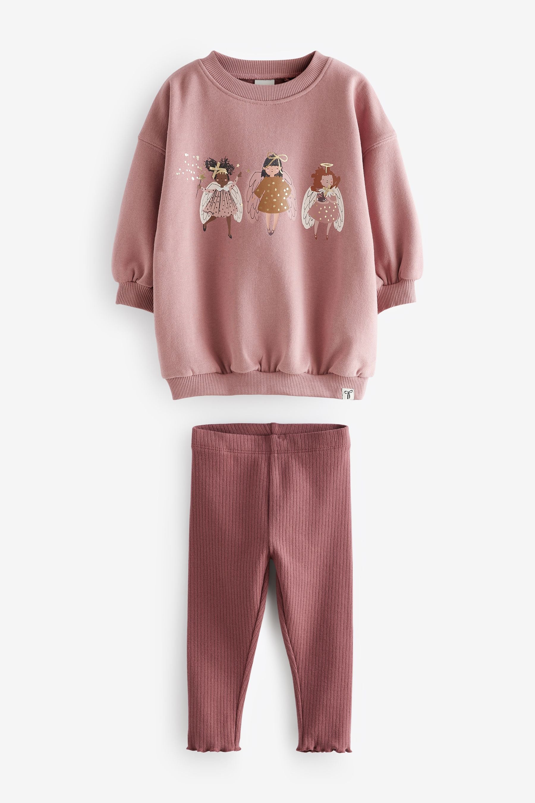 Brown Sweatshirt and Leggings Set (3mths-7yrs)