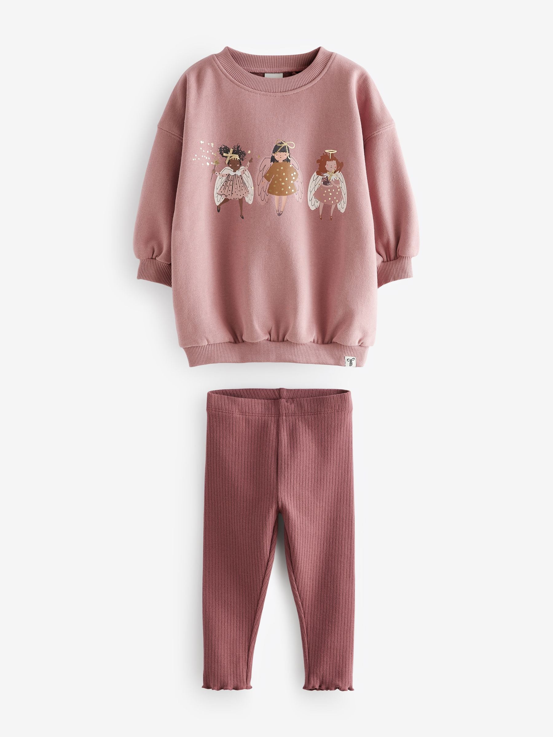 Brown Sweatshirt and Leggings Set (3mths-7yrs)