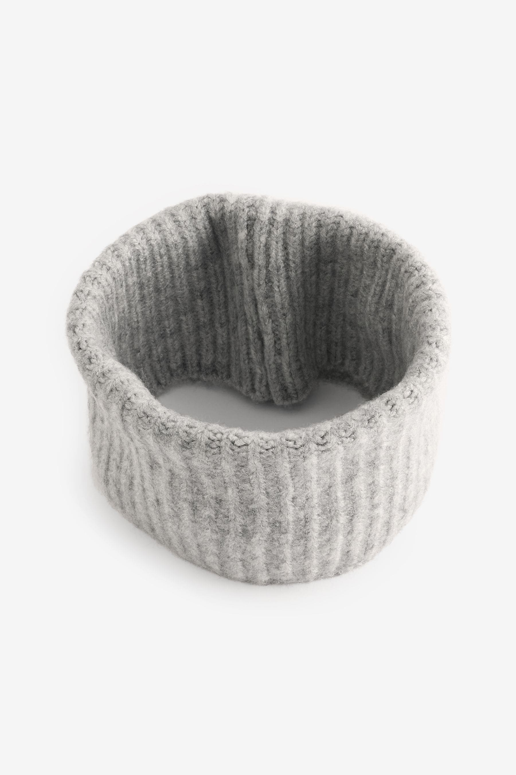 Grey Chunky Rib Snood (1-16yrs)