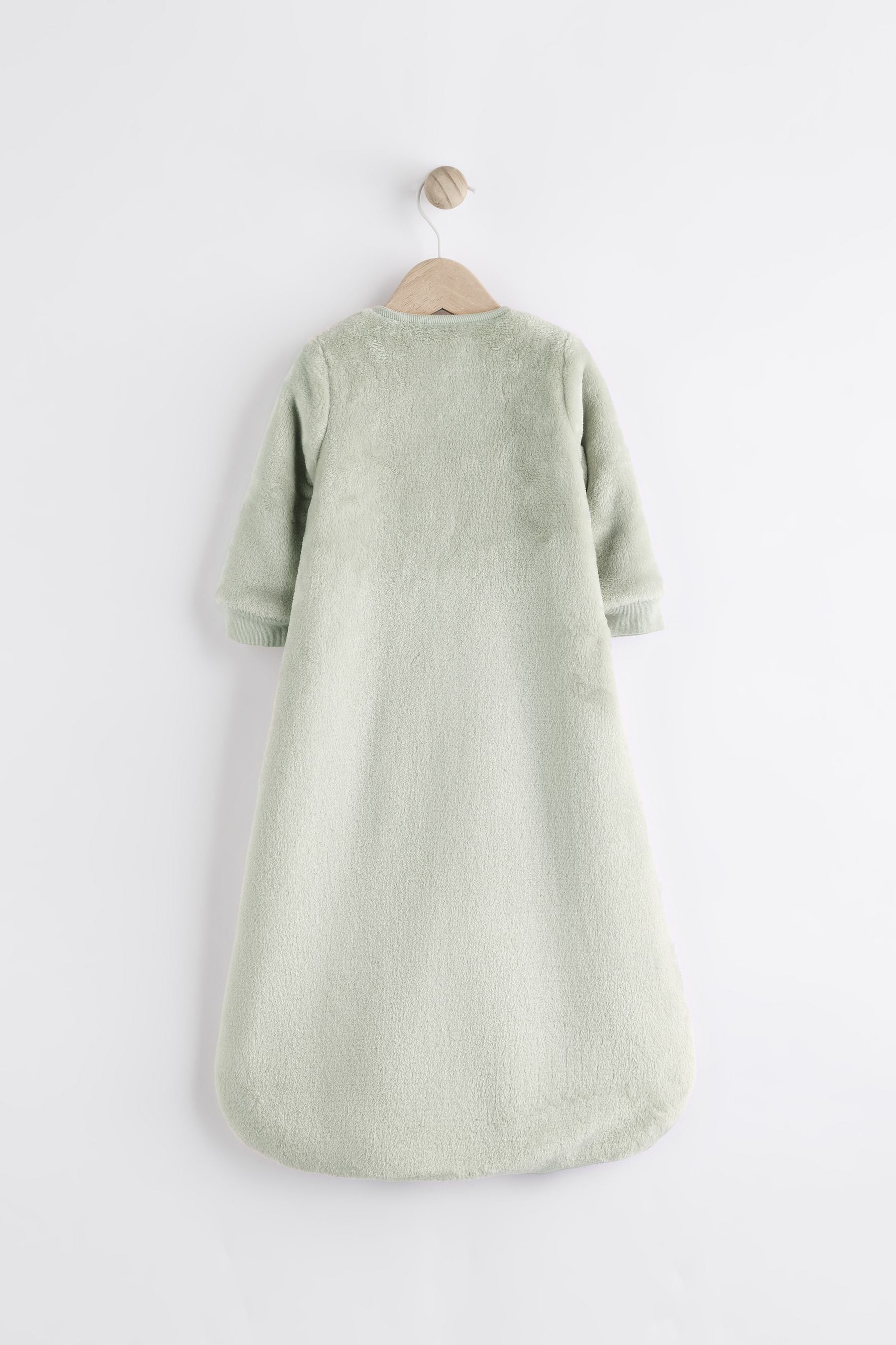 Sage Green 2.5 Tog Fleece Long Sleeve Sleep Bag