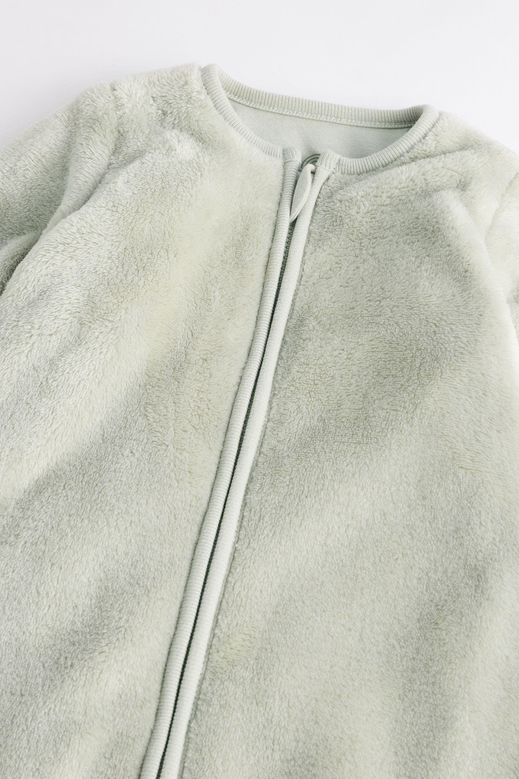 Sage Green 2.5 Tog Fleece Long Sleeve Sleep Bag